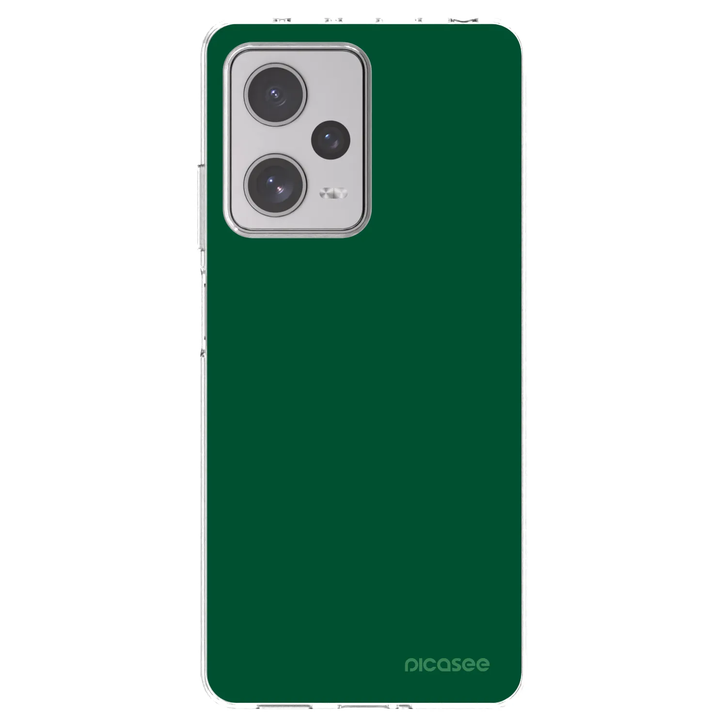 Picasee silikónový prehľadný obal pre Xiaomi Redmi Note 12 Pro+ 5G - Green Gleam