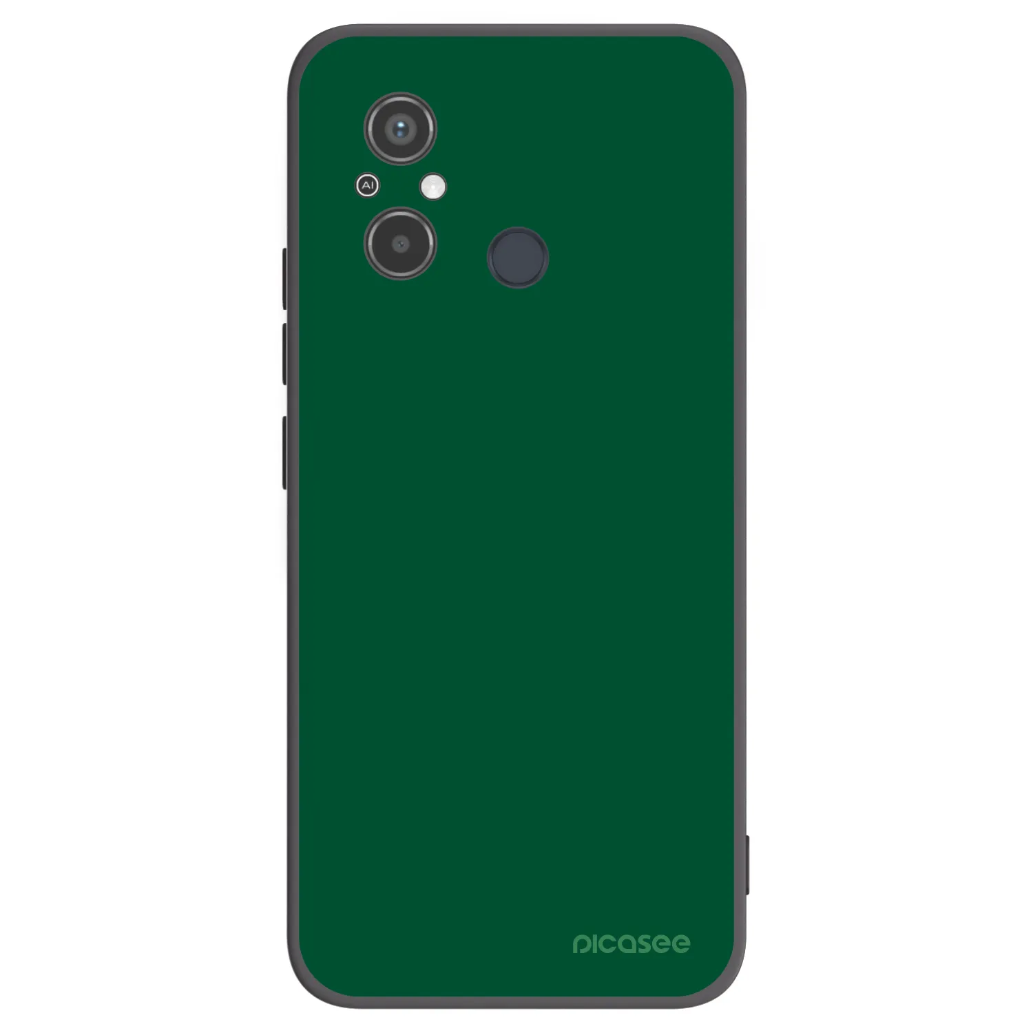 Picasee silikónový čierny obal pre Xiaomi Redmi 12C - Green Gleam