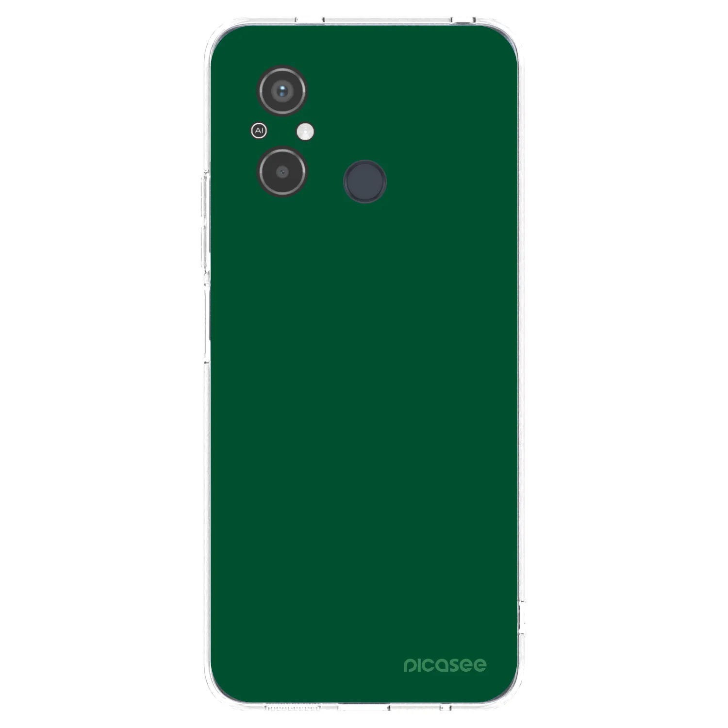 Picasee silikónový prehľadný obal pre Xiaomi Redmi 12C - Green Gleam