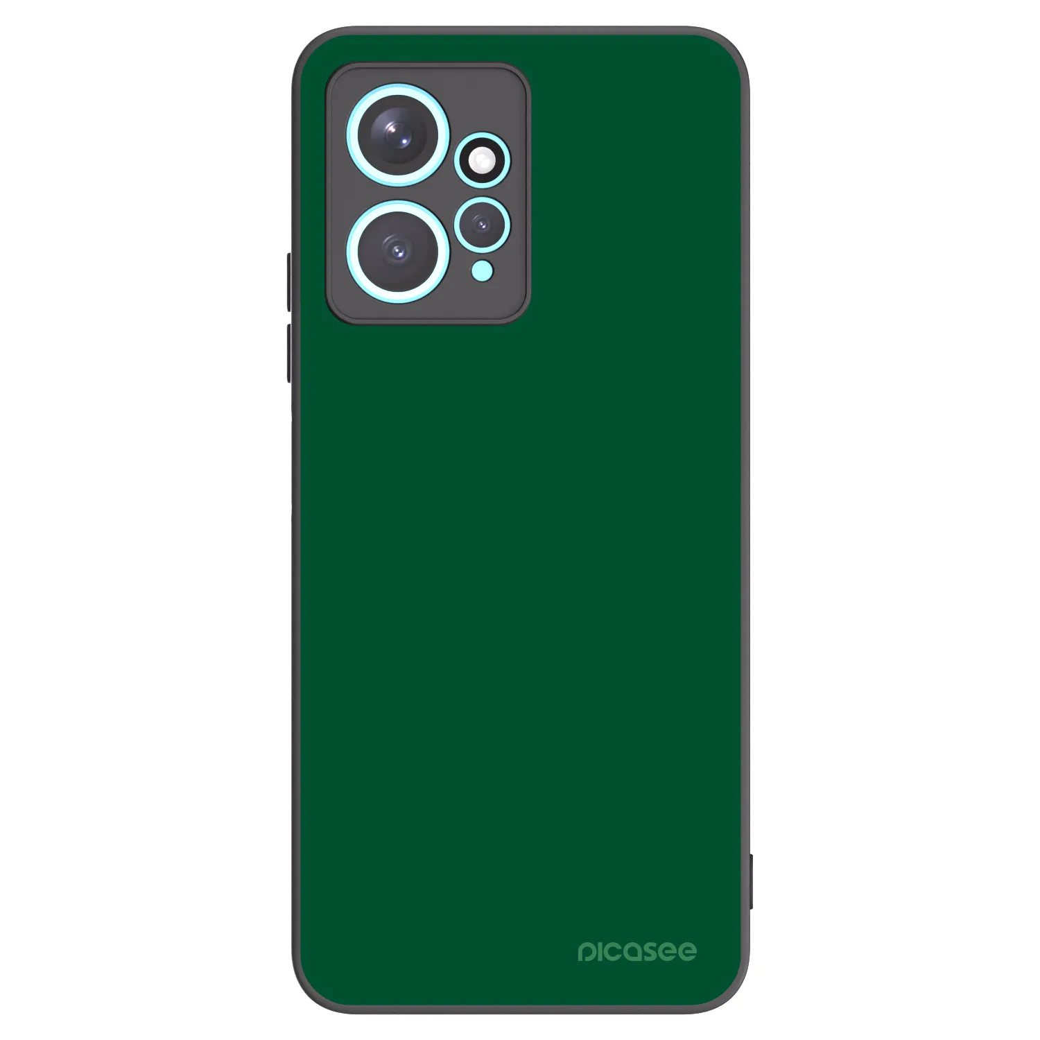 Picasee silikónový čierny obal pre Xiaomi Redmi Note 12 4G - Green Gleam