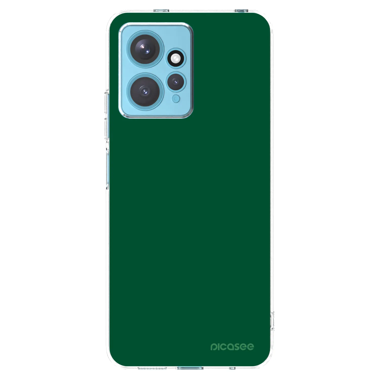 Picasee silikónový prehľadný obal pre Xiaomi Redmi Note 12 4G - Green Gleam