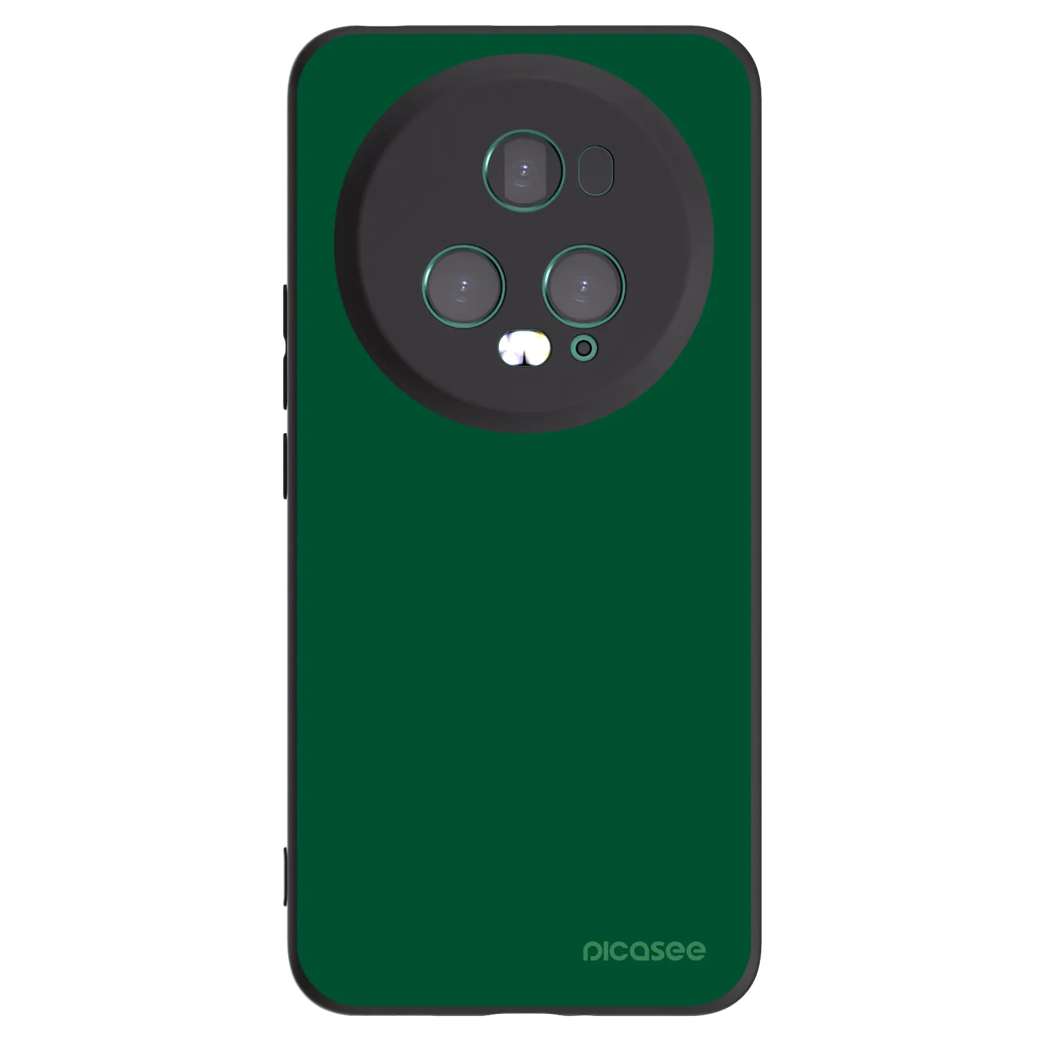 Picasee silikónový čierny obal pre Honor Magic5 Pro - Green Gleam
