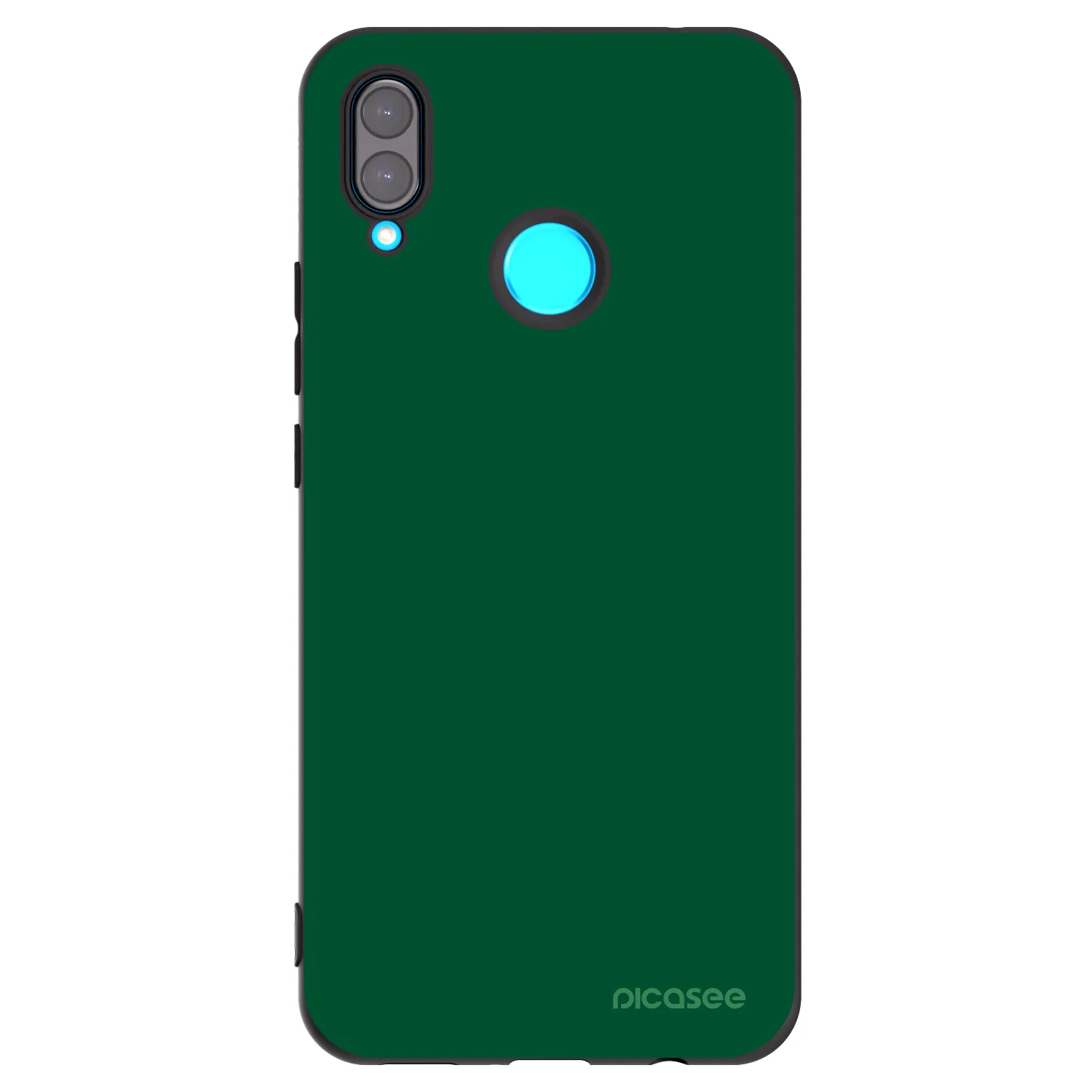 Picasee silikónový čierny obal pre Huawei Nova 3 - Green Gleam
