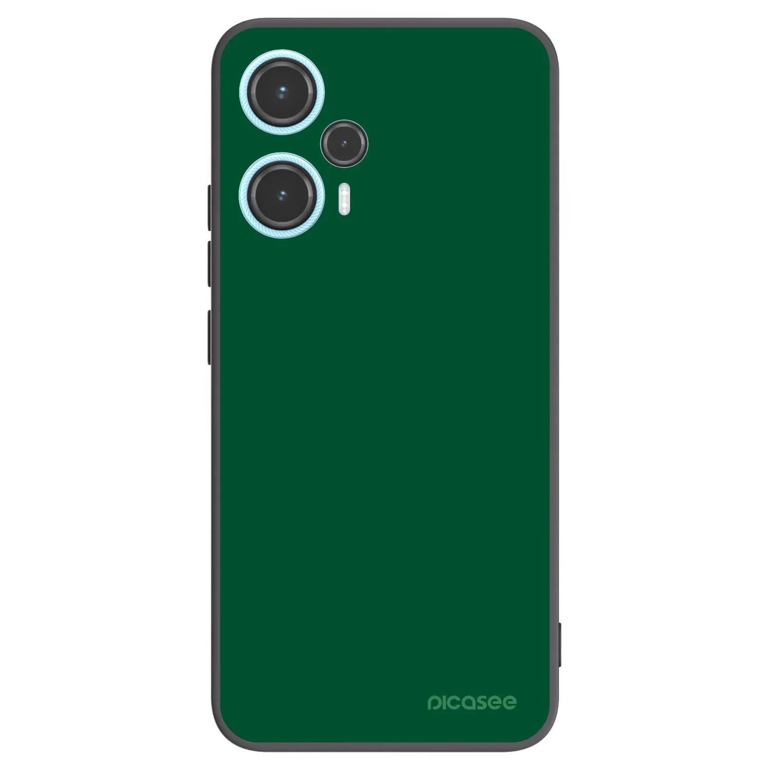 Picasee silikónový čierny obal pre Xiaomi Poco F5 - Green Gleam