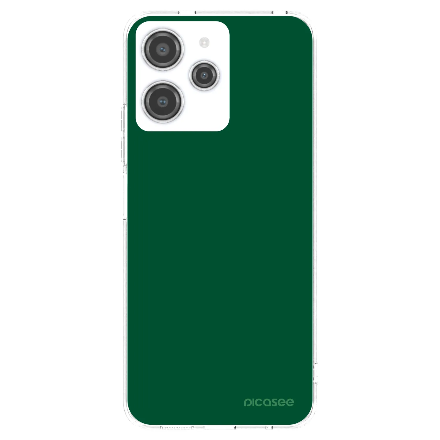 Silikónový prehľadný obal pre Xiaomi Redmi 12 4G - Green Gleam
