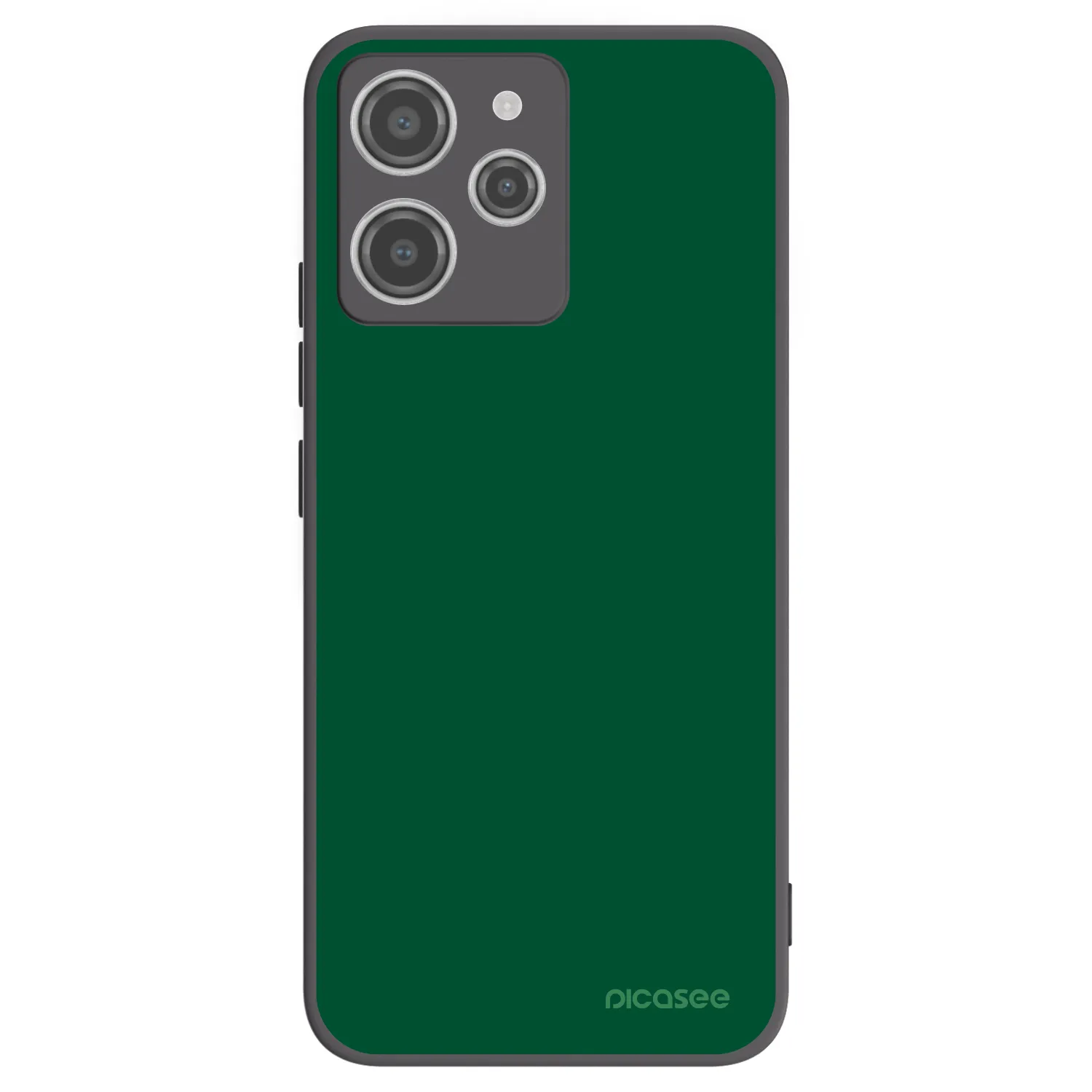 Silikónový čierny obal pre Xiaomi Redmi 12 4G - Green Gleam