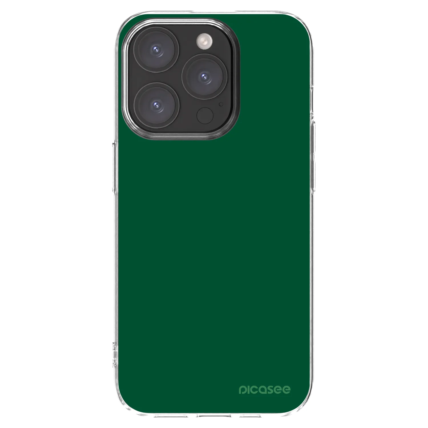 Silikónový prehľadný obal pre Apple iPhone 15 Pro - Green Gleam