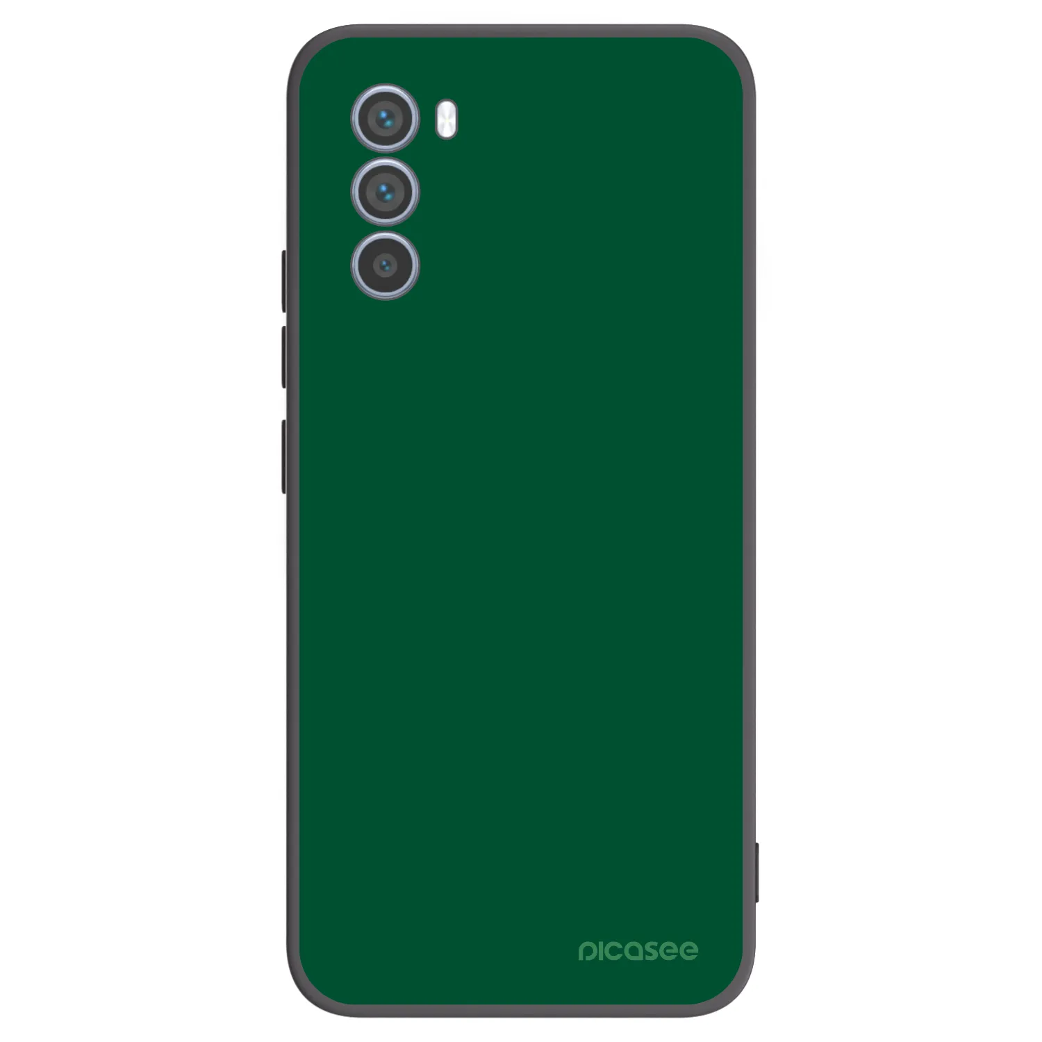 Picasee silikónový čierny obal pre Motorola Moto G62 - Green Gleam