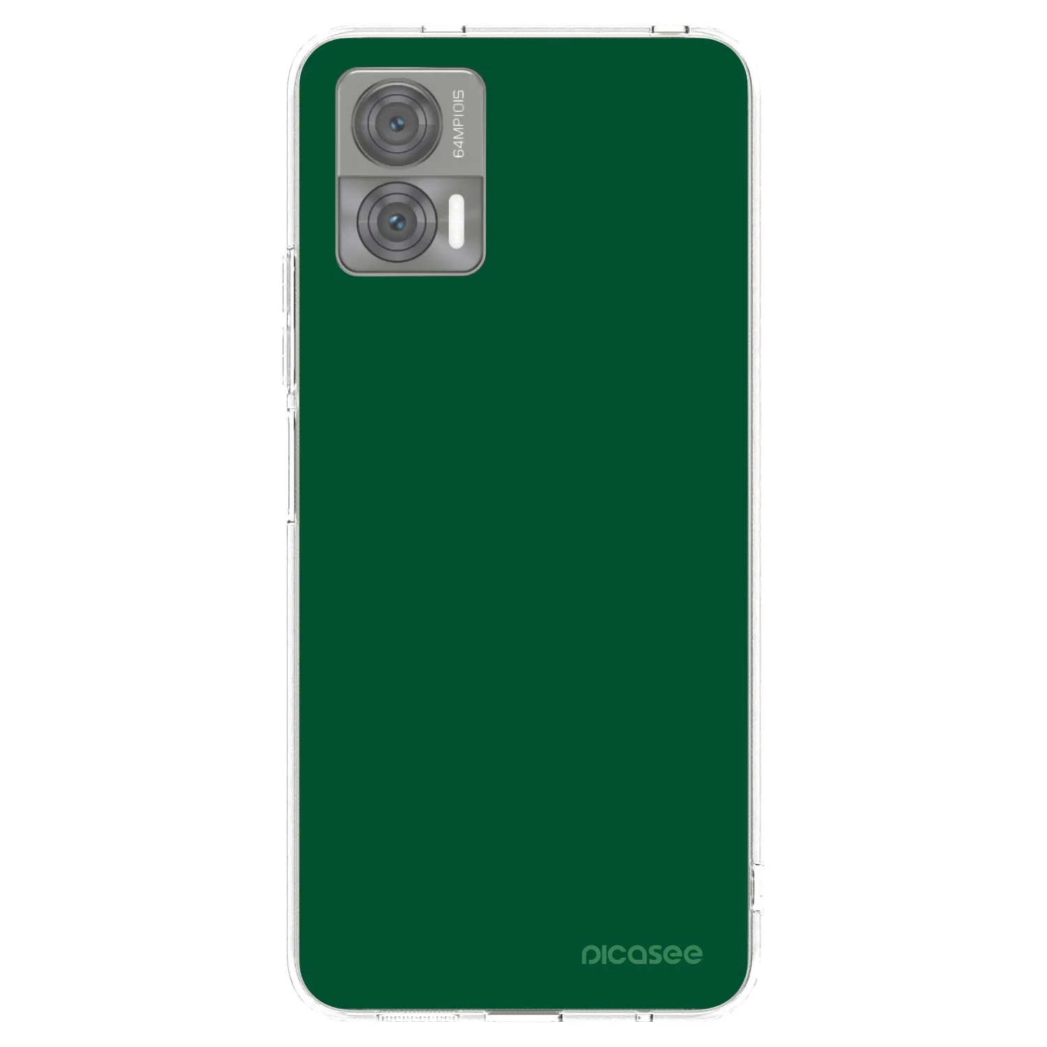 Picasee silikónový prehľadný obal pre Motorola Edge 30 Neo - Green Gleam