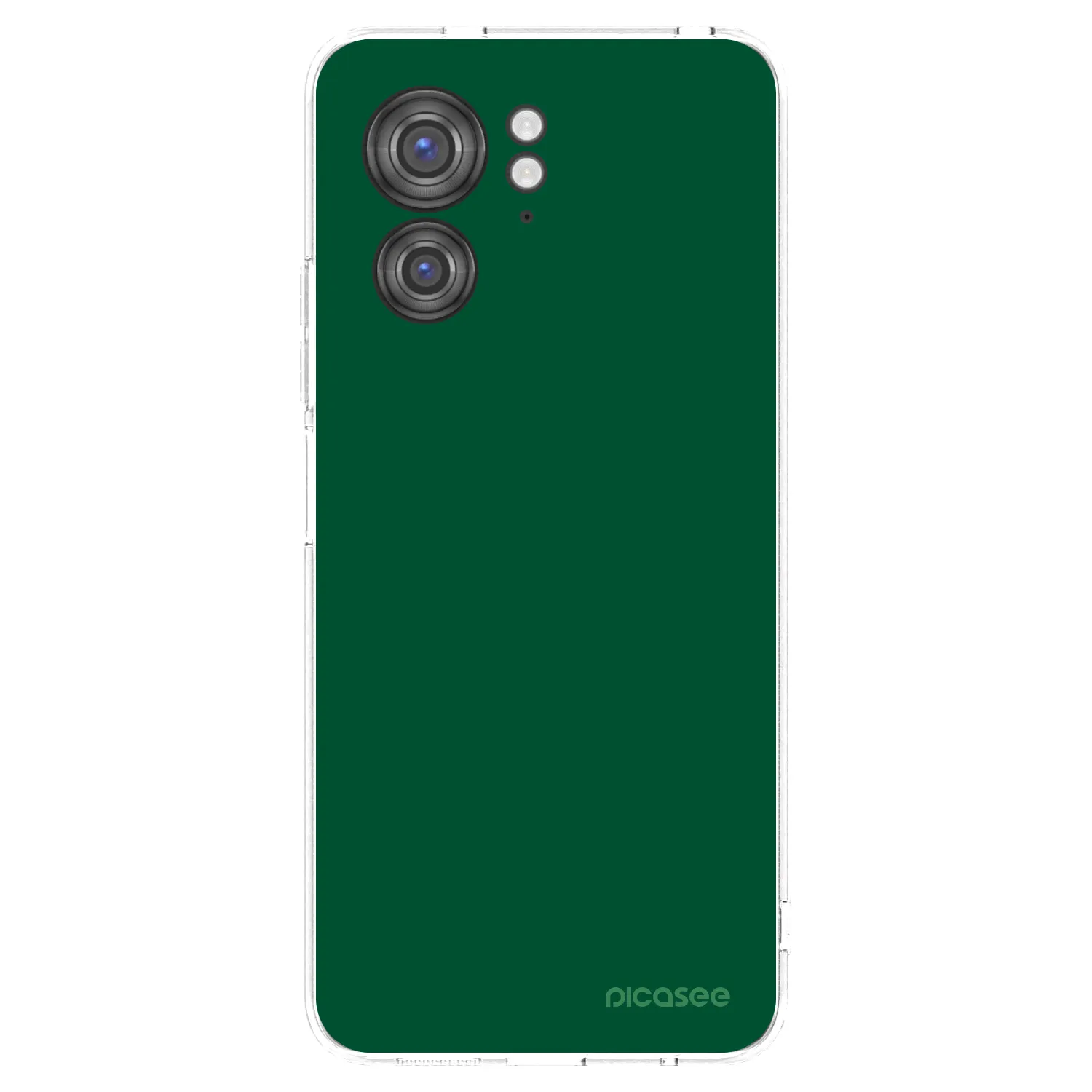 Picasee silikónový prehľadný obal pre Motorola Edge 40 - Green Gleam