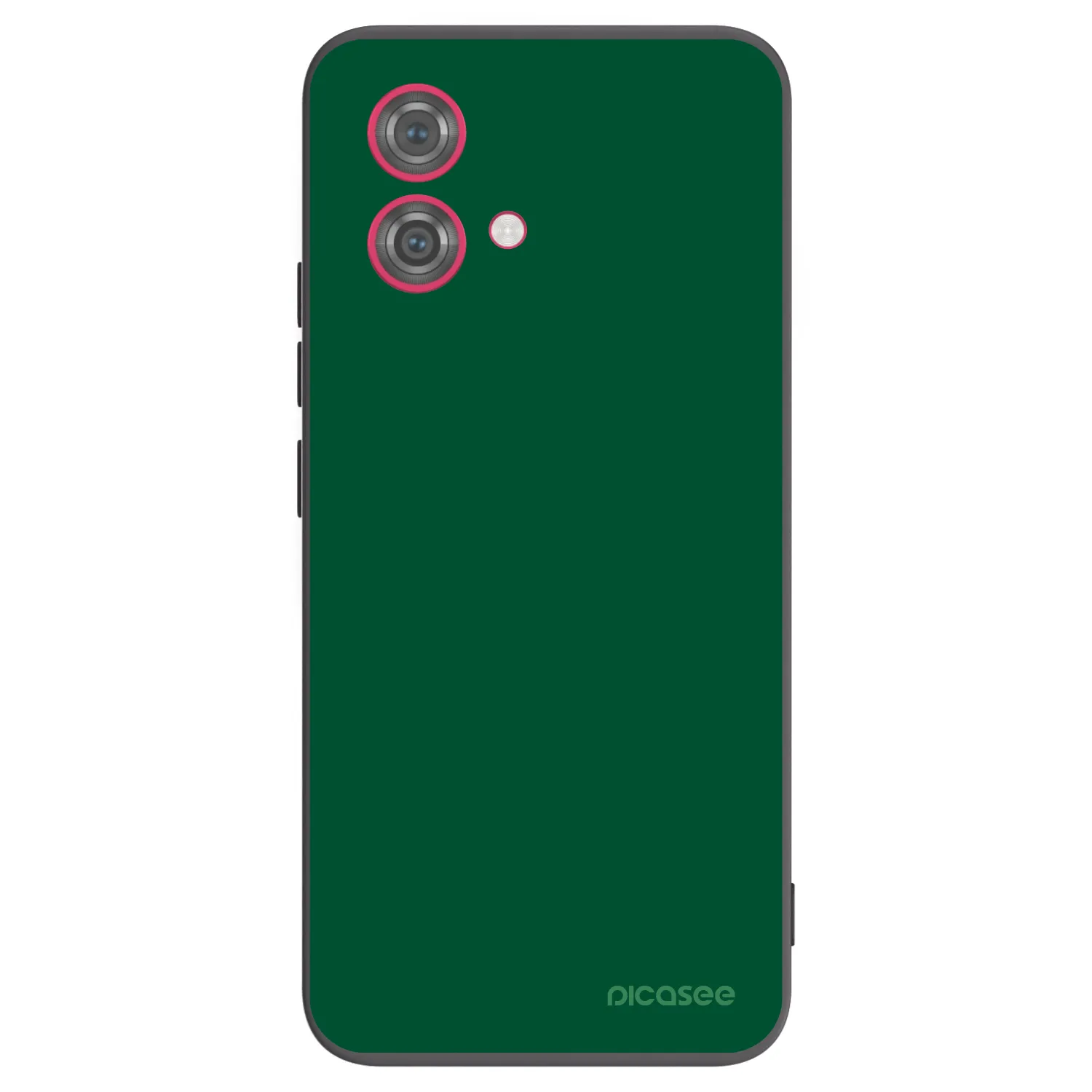 Silikónový čierny obal pre Motorola Moto G84 5G - Green Gleam