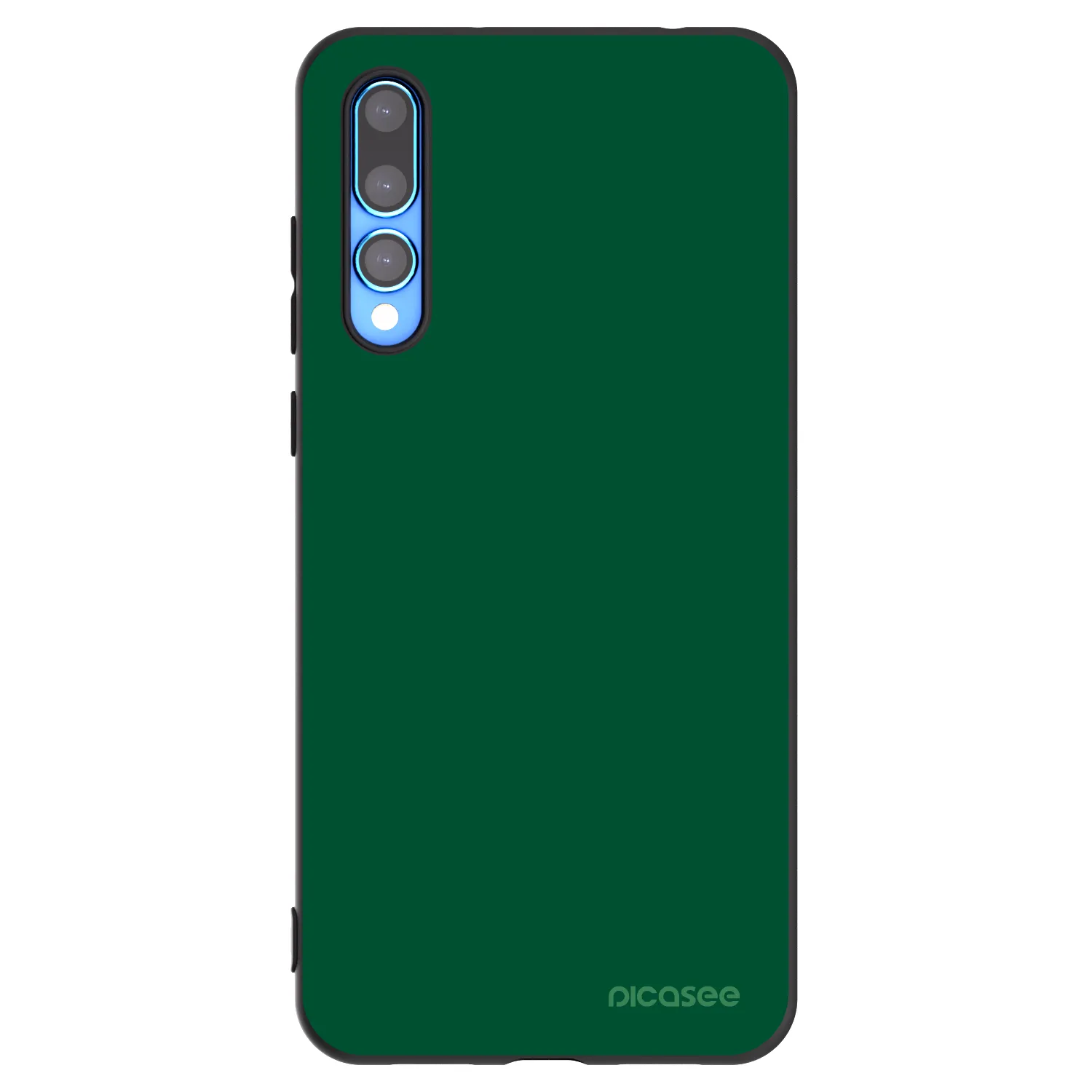 Picasee silikónový čierny obal pre Huawei P20 Pro - Green Gleam