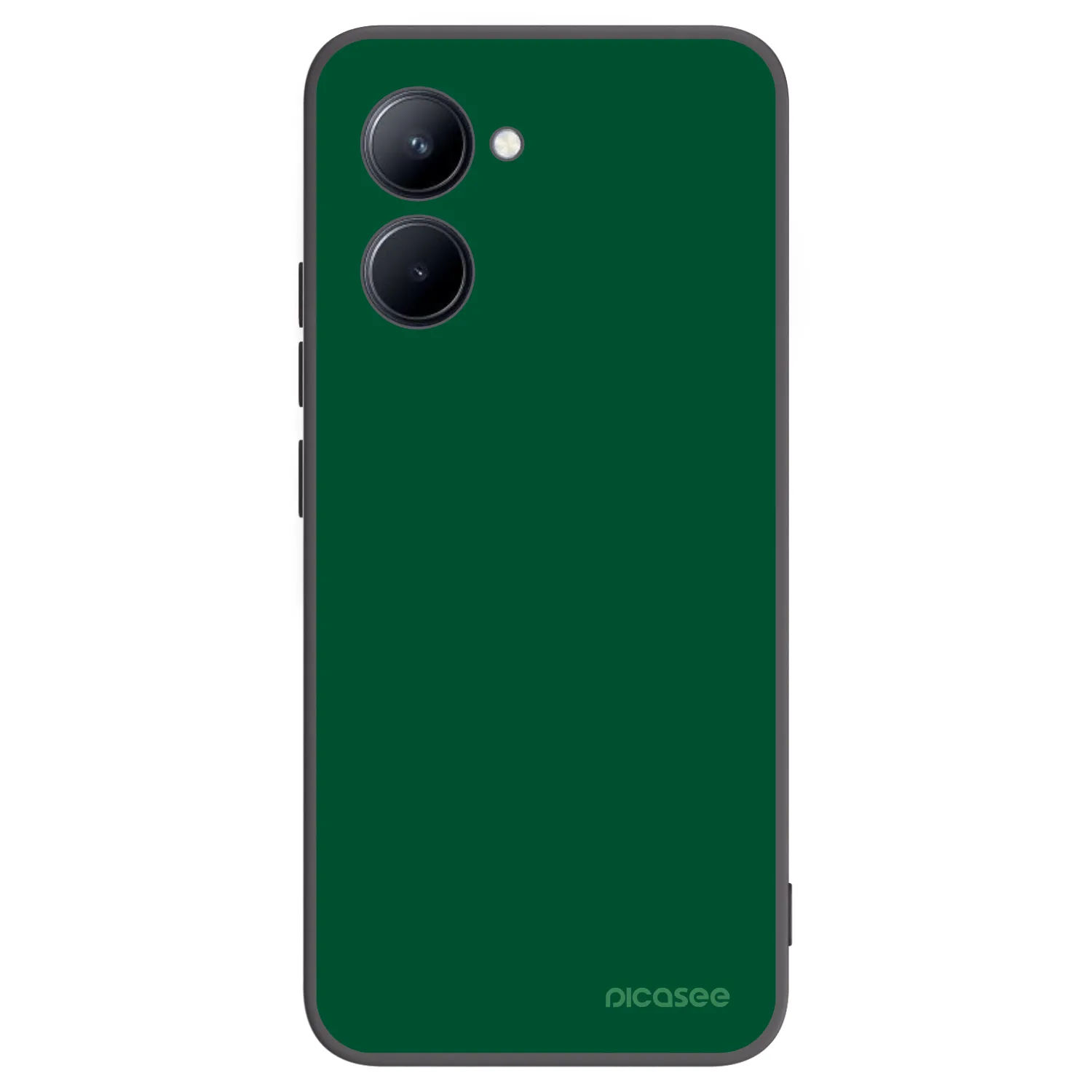Picasee silikónový čierny obal pre Realme C33 (2023) - Green Gleam
