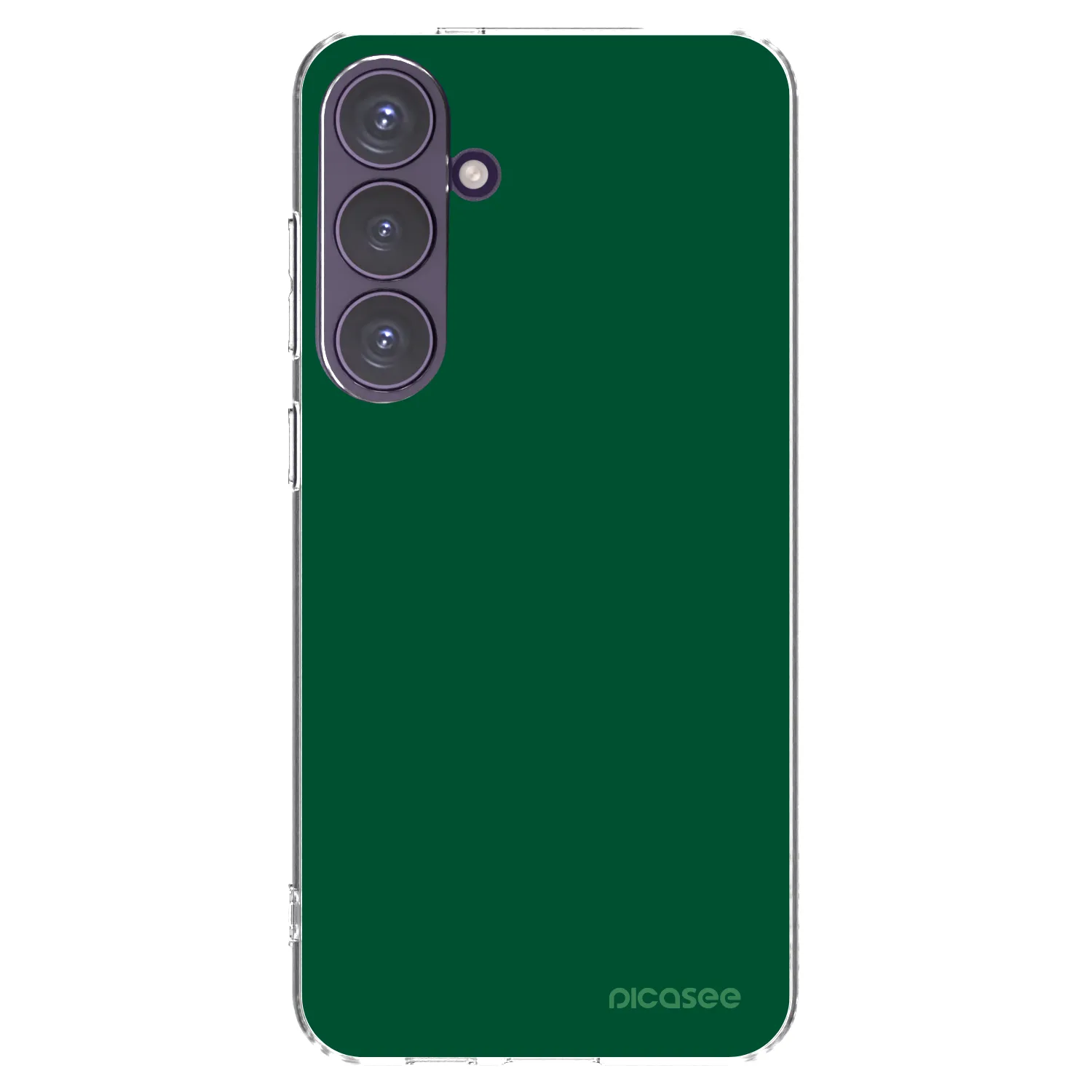 Picasee silikónový prehľadný obal pre Samsung Galaxy S24+ S926B 5G - Green Gleam
