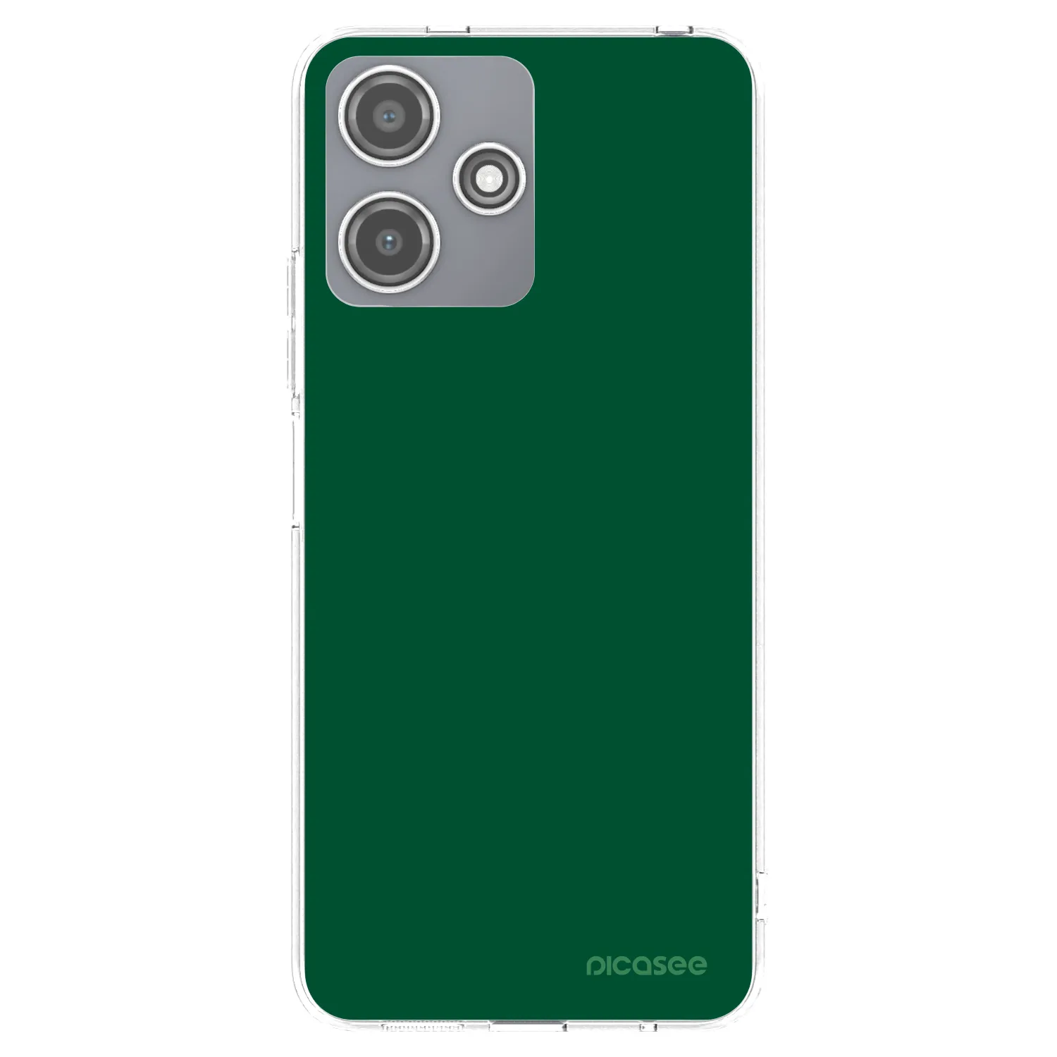 Picasee silikónový prehľadný obal pre Xiaomi Redmi 12 5G - Green Gleam
