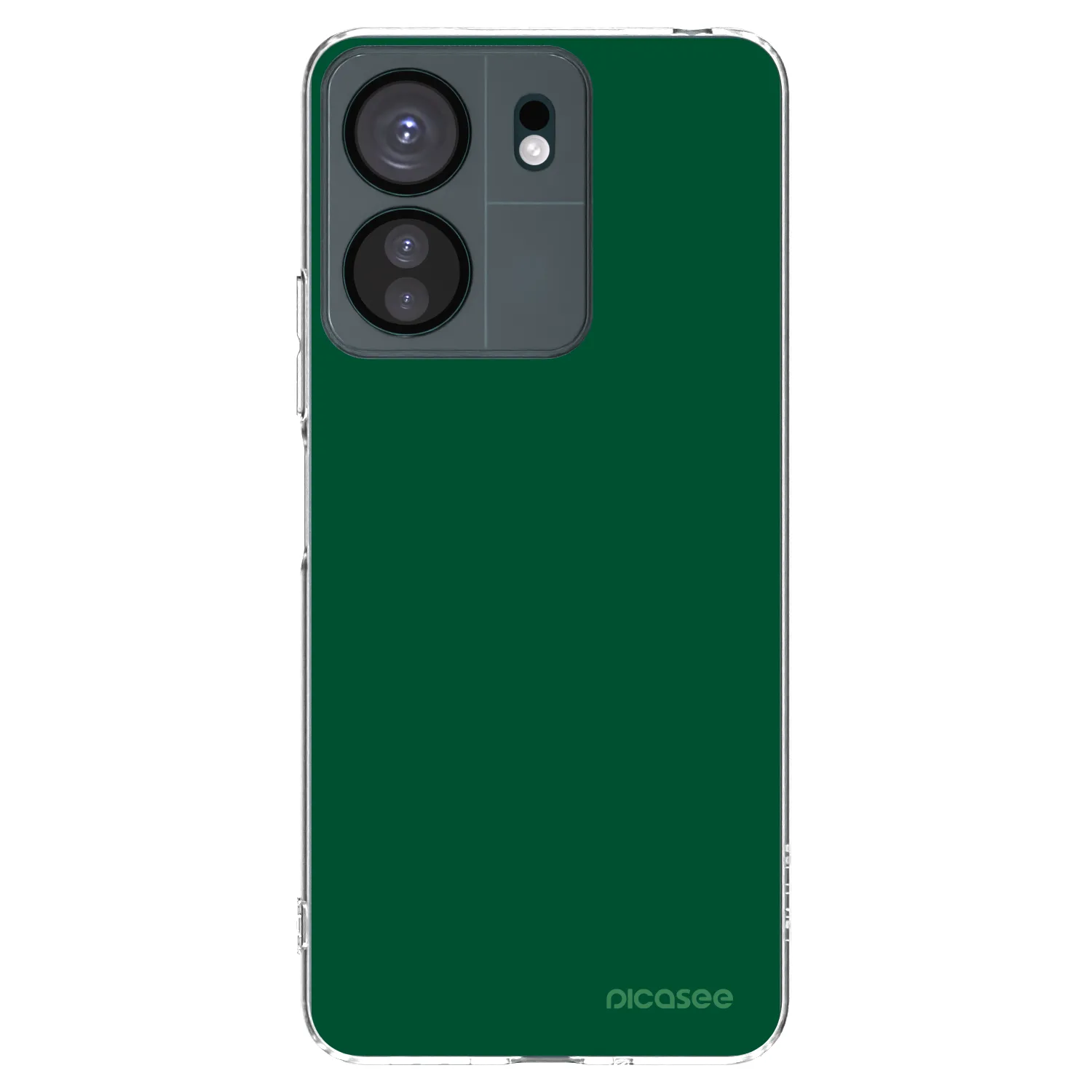 Silikónový prehľadný obal pre Xiaomi Redmi 13C 4G - Green Gleam