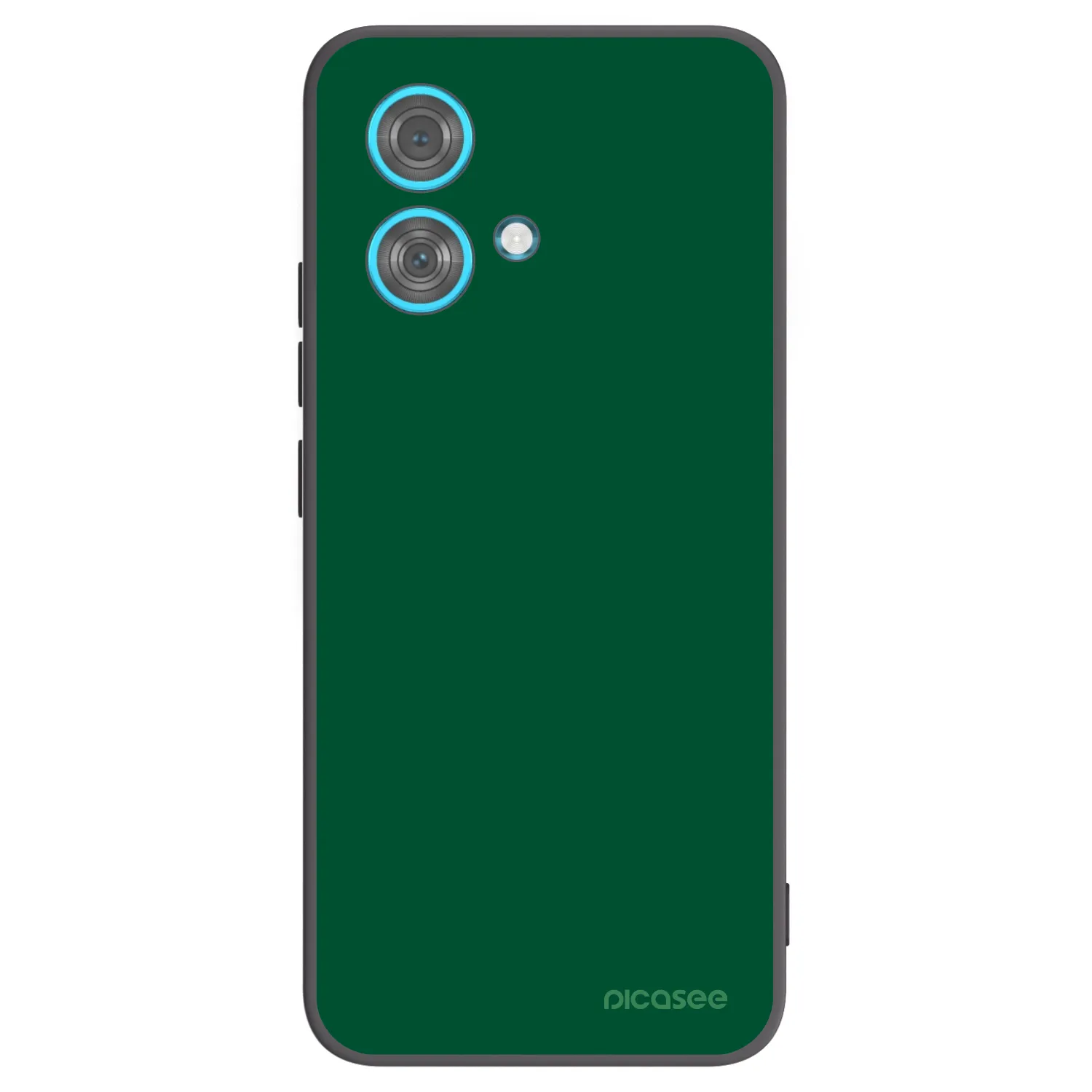 Picasee silikónový čierny obal pre Motorola Edge 40 Neo - Green Gleam