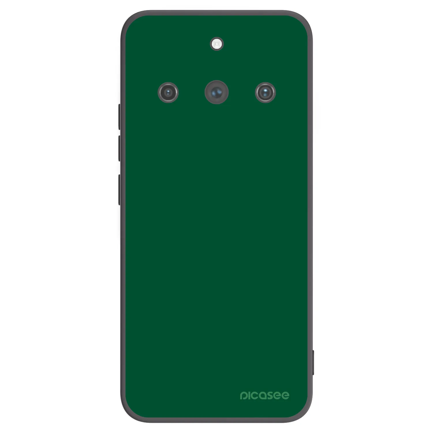 Picasee silikónový čierny obal pre Realme 11 Pro+ - Green Gleam