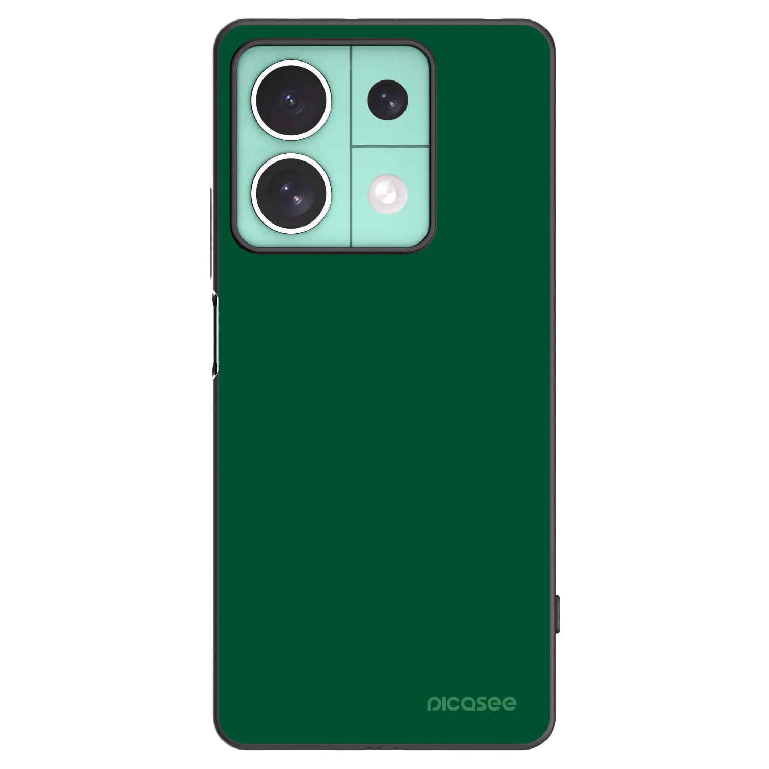 Picasee silikónový čierny obal pre Xiaomi Redmi Note 13 5G - Green Gleam