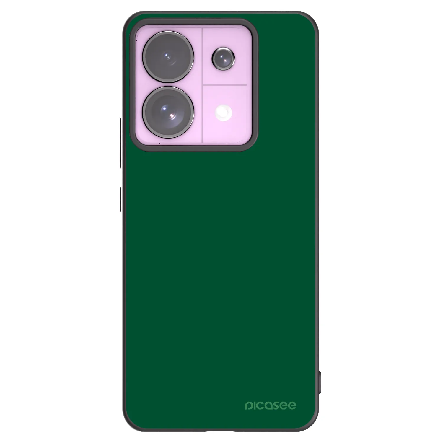 Picasee silikónový čierny obal pre Xiaomi Redmi Note 13 Pro 5G - Green Gleam