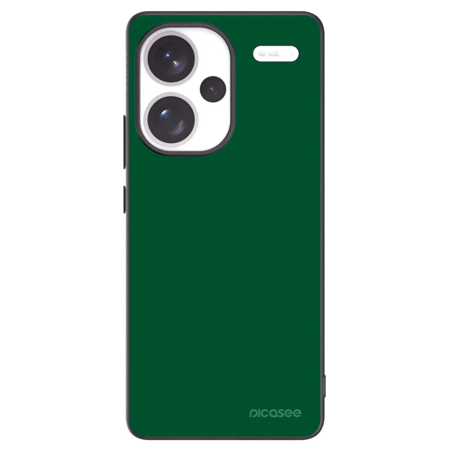 Silikónový čierny obal pre Xiaomi Redmi Note 13 Pro+ 5G - Green Gleam