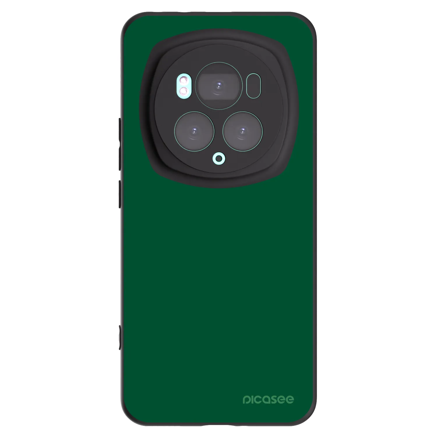 Picasee silikónový čierny obal pre Honor Magic6 Pro - Green Gleam