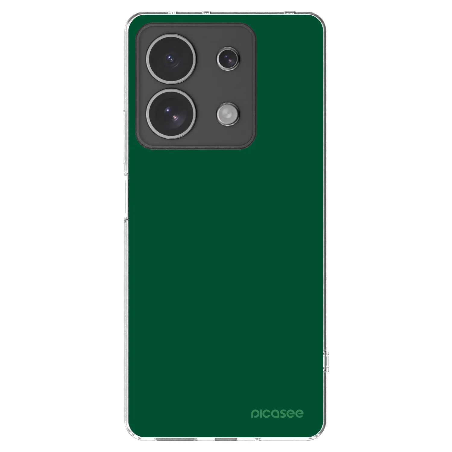 Picasee silikónový prehľadný obal pre Xiaomi Redmi Note 13 4G - Green Gleam