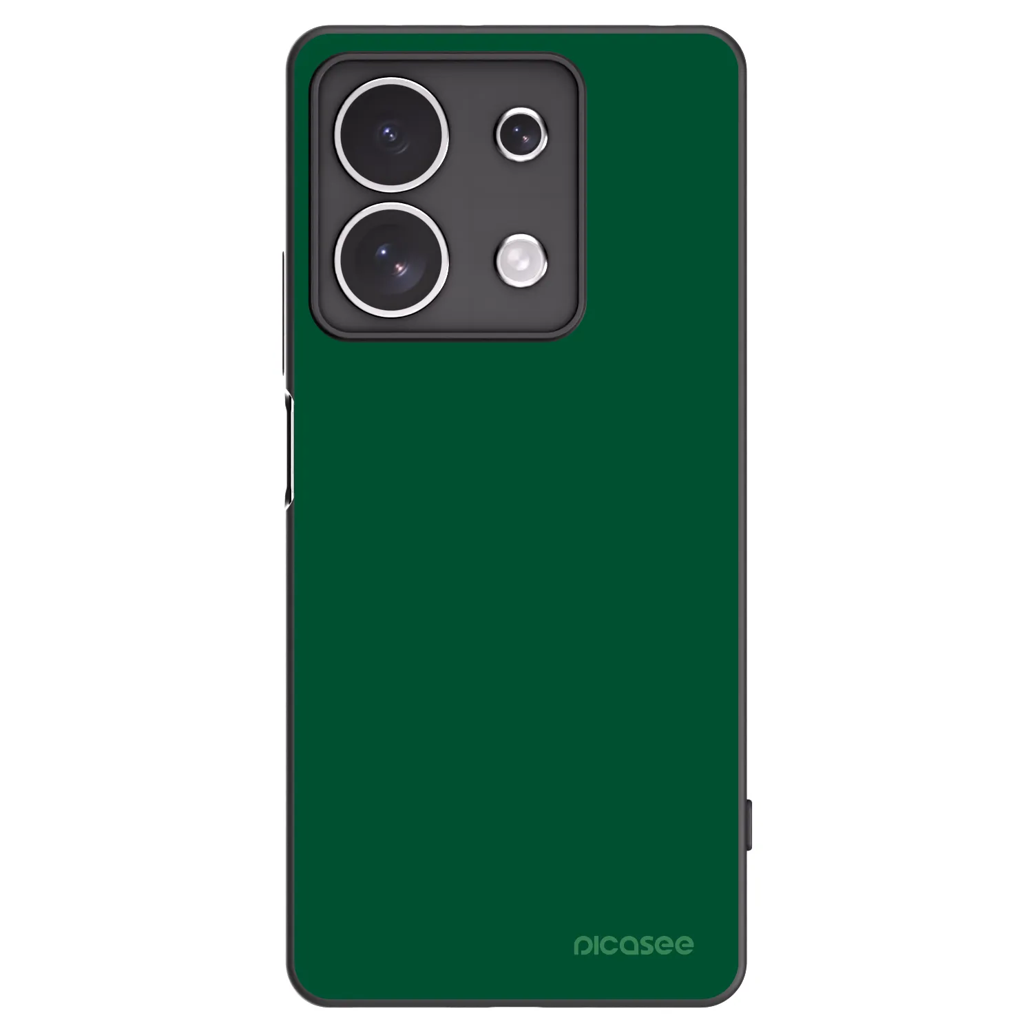 Picasee silikónový čierny obal pre Xiaomi Redmi Note 13 4G - Green Gleam