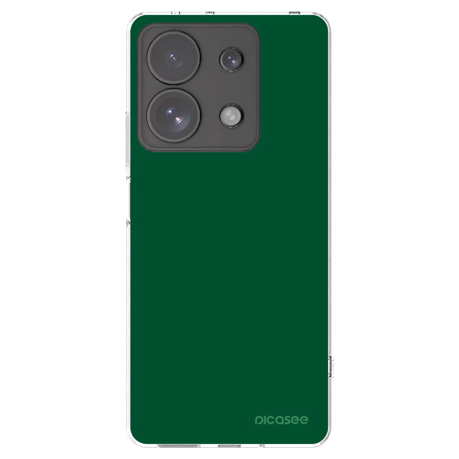 Silikónový prehľadný obal pre Xiaomi Redmi Note 13 Pro 4G - Green Gleam