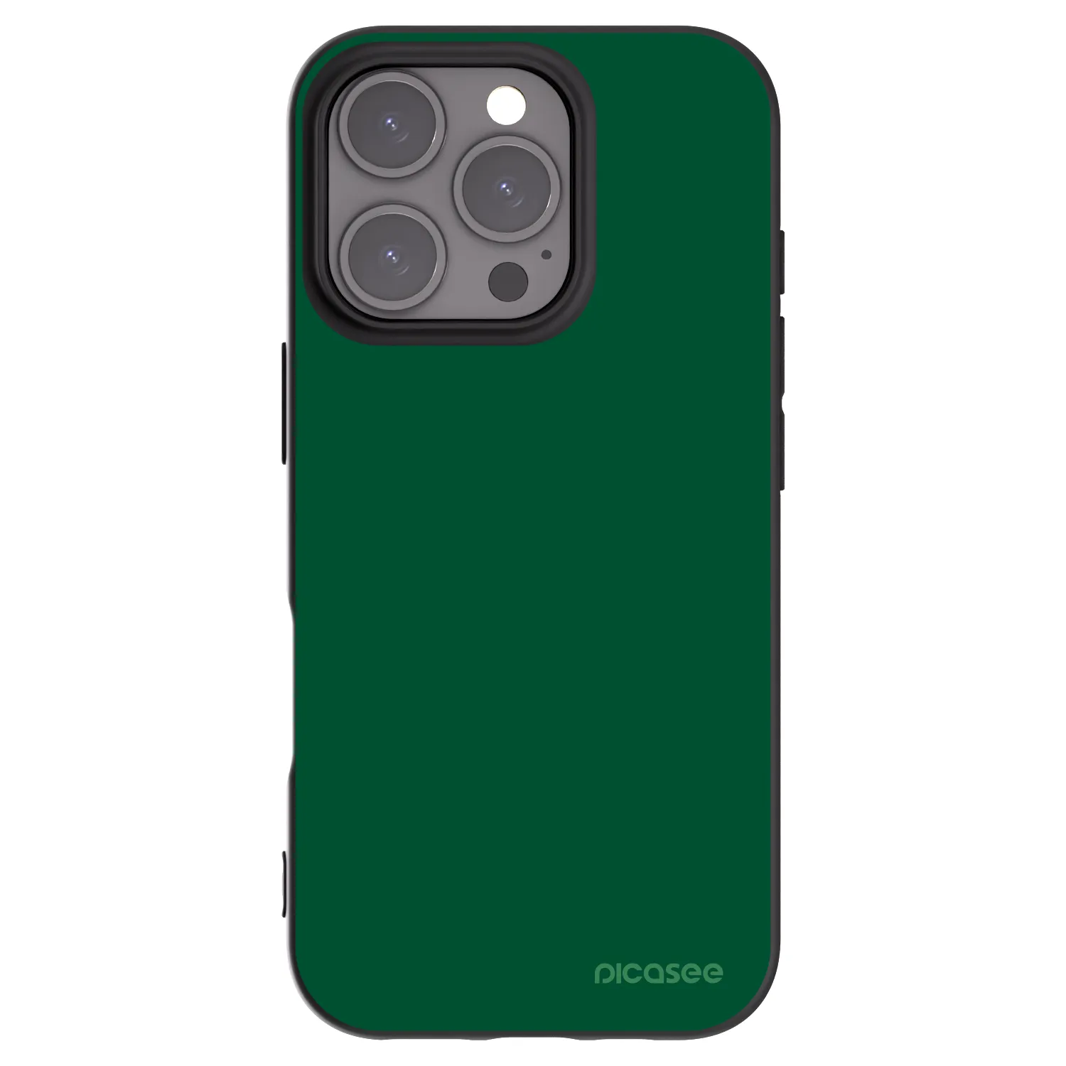 Picasee silikónový čierny obal pre Apple iPhone 16 Pro - Green Gleam