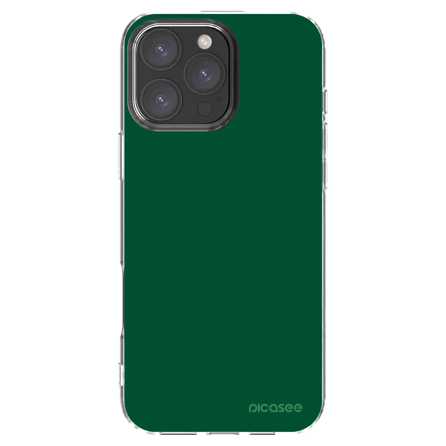 Picasee silikónový prehľadný obal pre Apple iPhone 16 Pro Max - Green Gleam