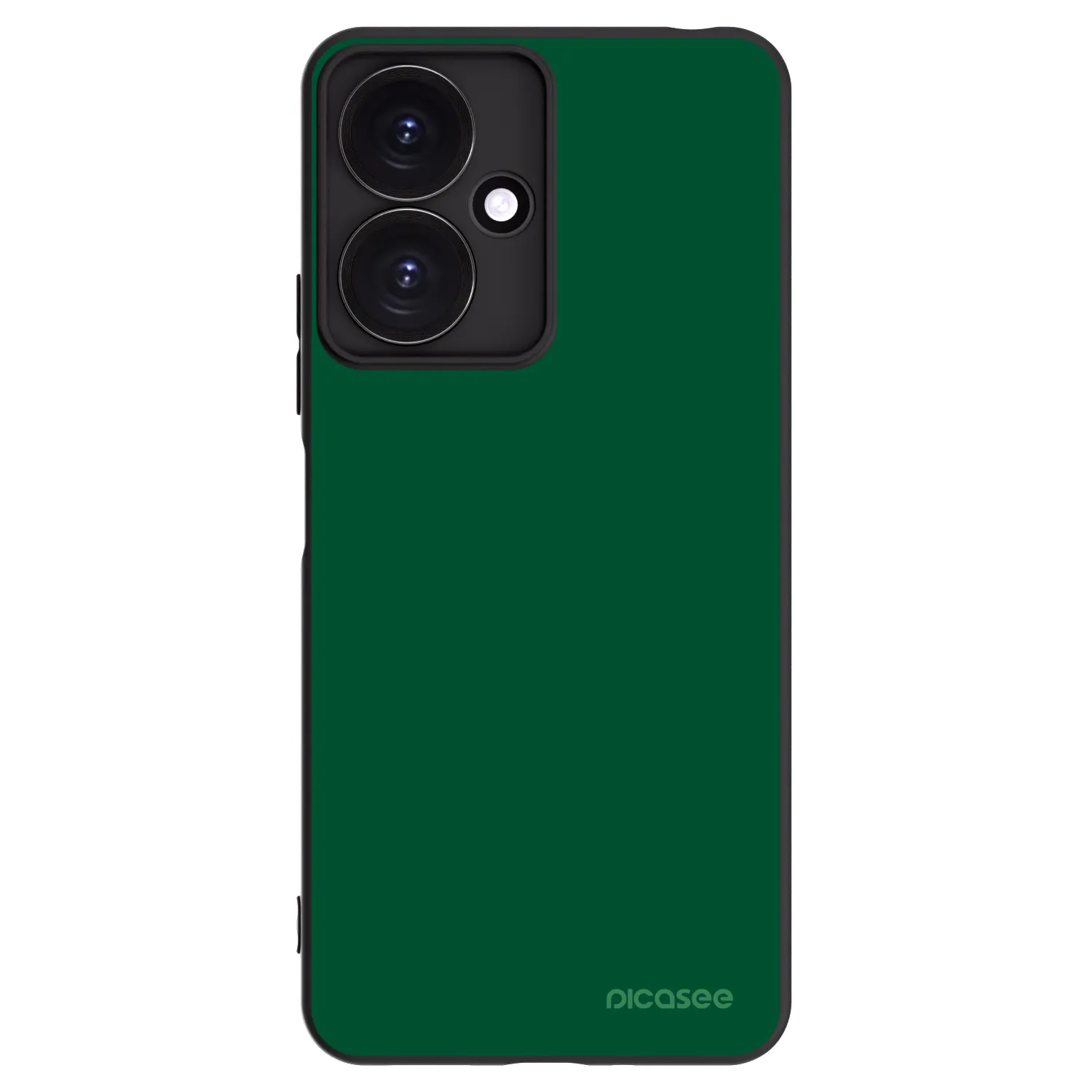 Picasee silikónový čierny obal pre Xiaomi Redmi 13C 5G - Green Gleam