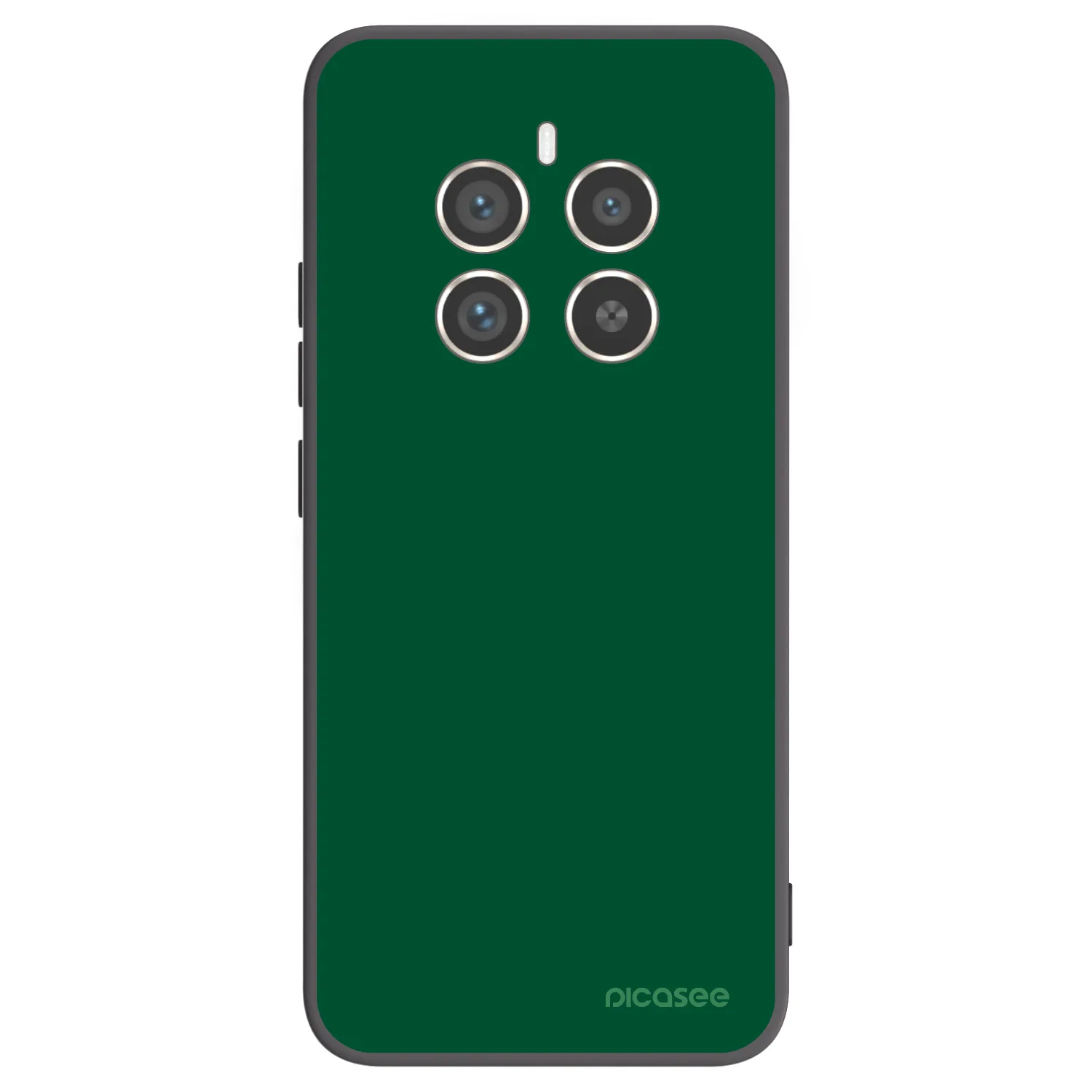 Picasee silikónový čierny obal pre Realme 12 Pro 5G - Green Gleam