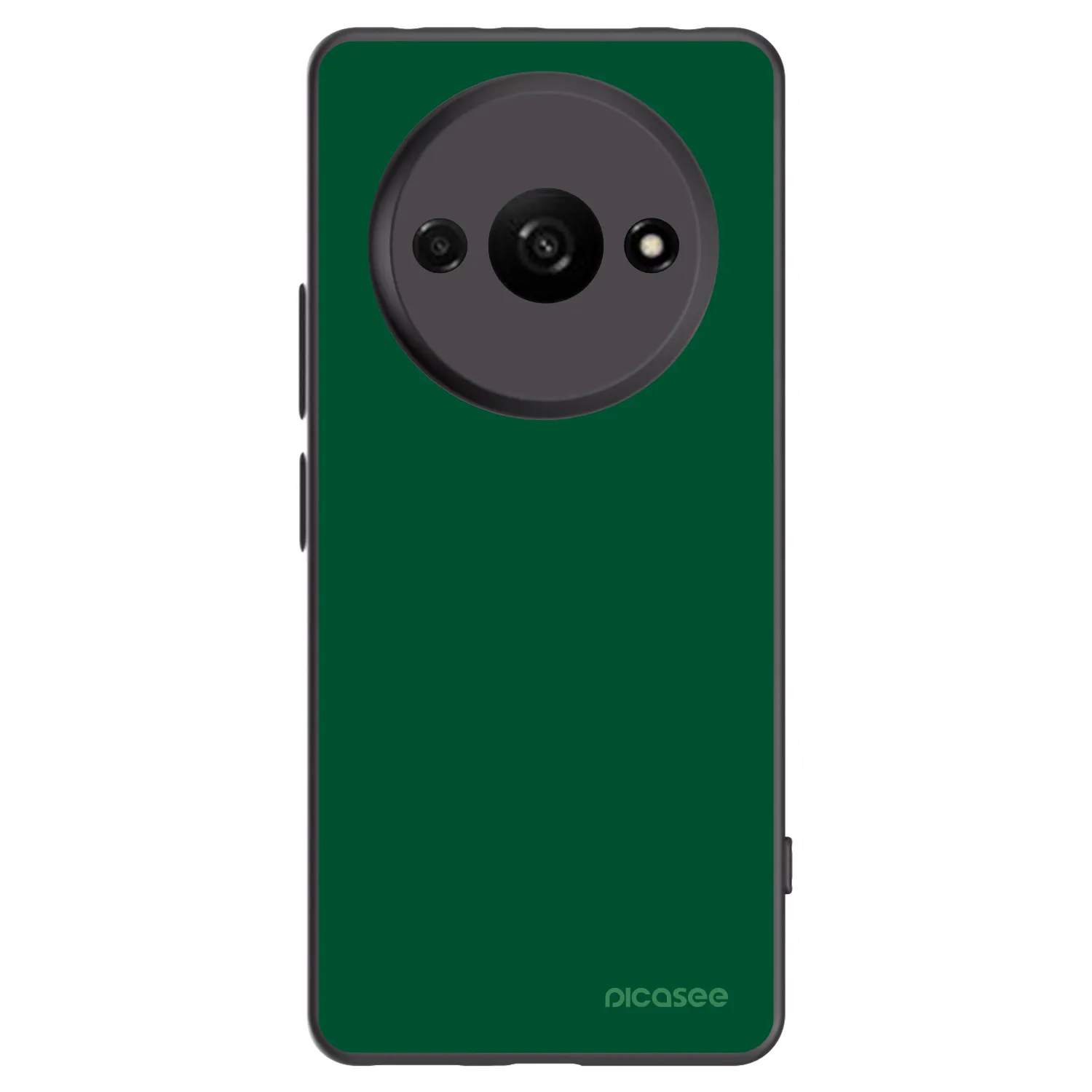 Picasee silikónový čierny obal pre Xiaomi Redmi A3 - Green Gleam