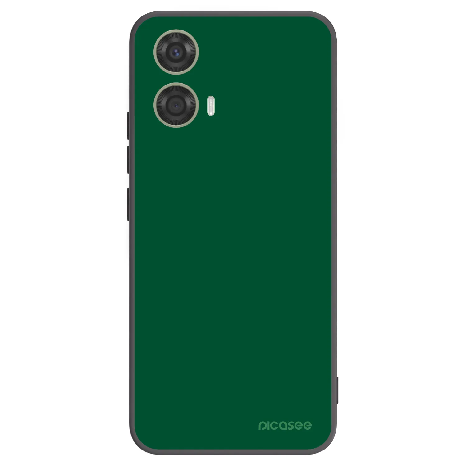 Picasee silikónový čierny obal pre Motorola Moto G24 - Green Gleam