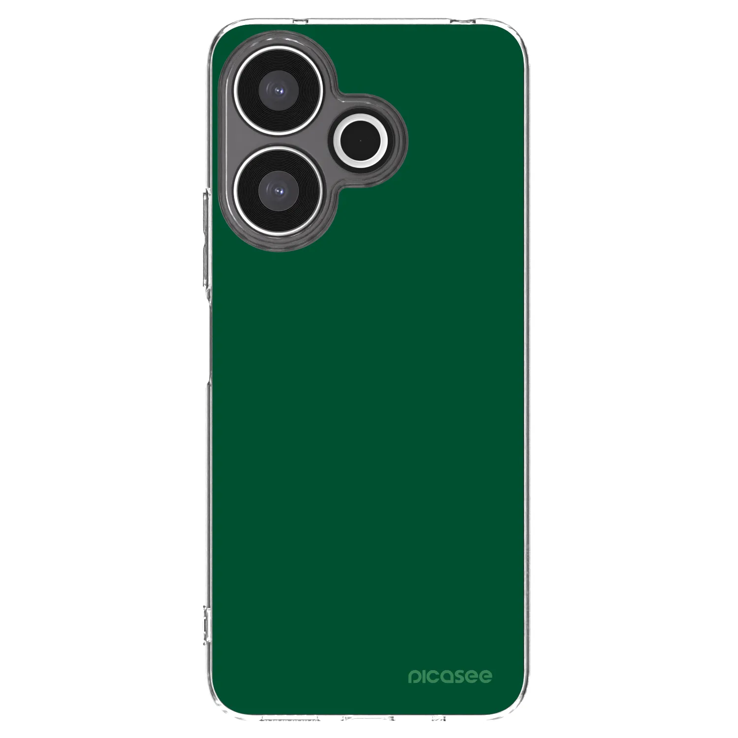 Silikónový prehľadný obal pre Xiaomi Redmi 13 4G - Green Gleam