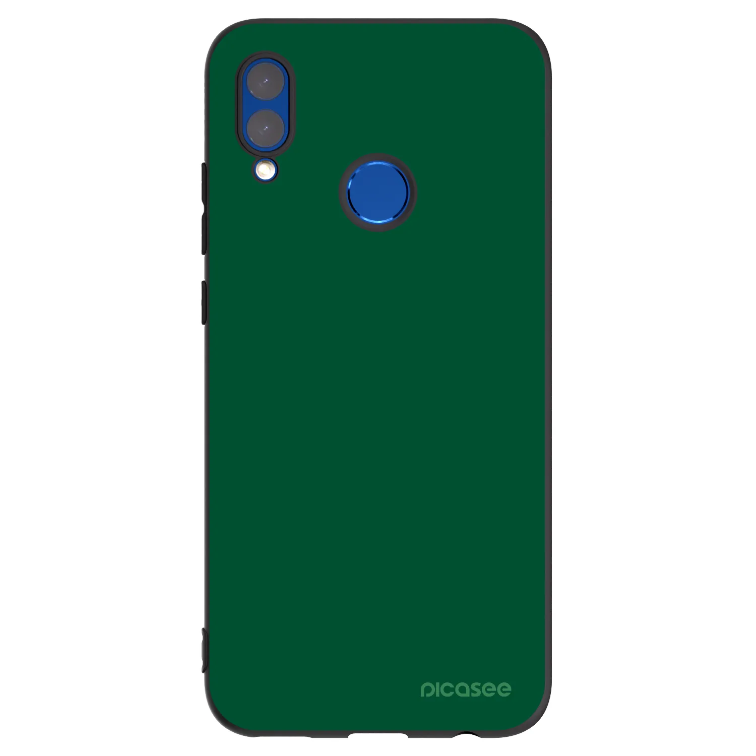 Picasee silikónový čierny obal pre Huawei P Smart 2019 - Green Gleam