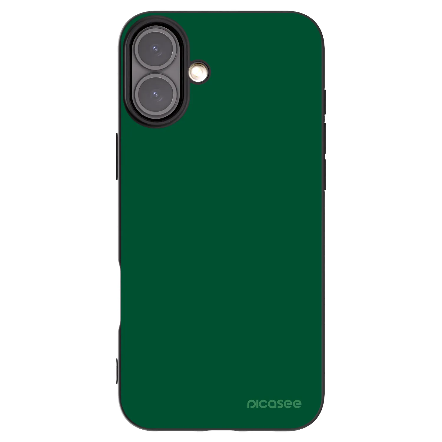 Picasee silikónový čierny obal pre Apple iPhone 16 Plus - Green Gleam