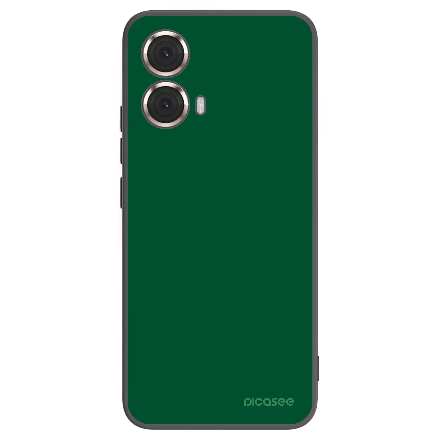 Silikónový čierny obal pre Motorola Moto G85 - Green Gleam