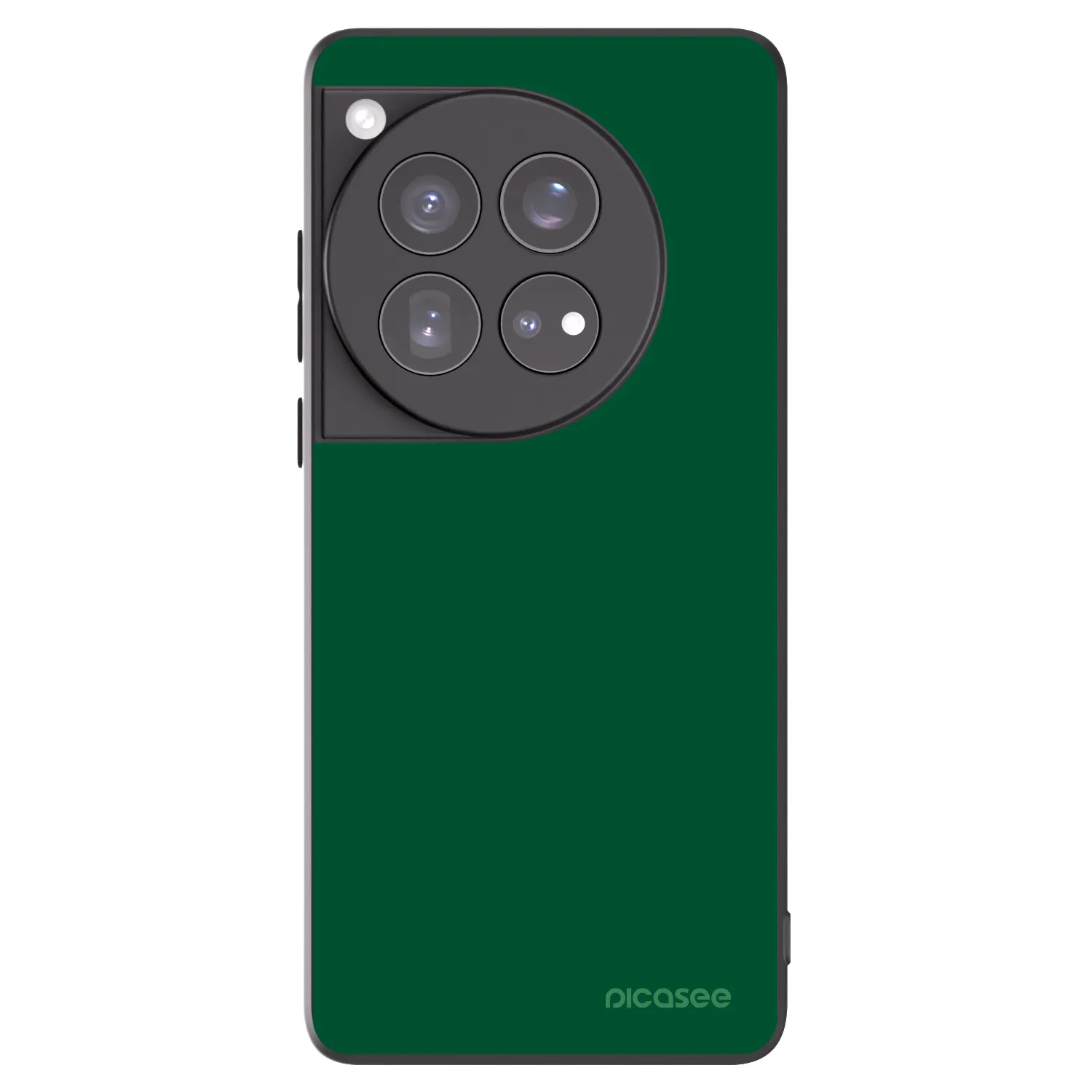 Picasee silikónový čierny obal pre OnePlus 12 5G - Green Gleam