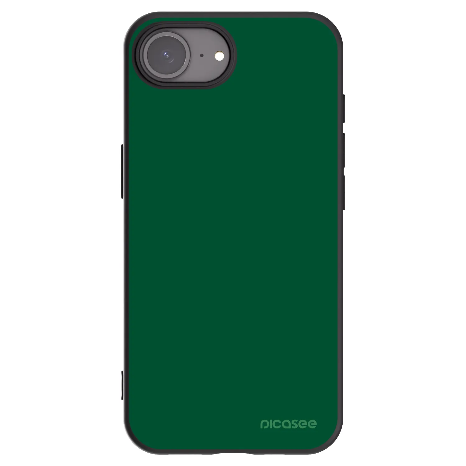 Picasee silikónový čierny obal pre Apple iPhone 16e - Green Gleam