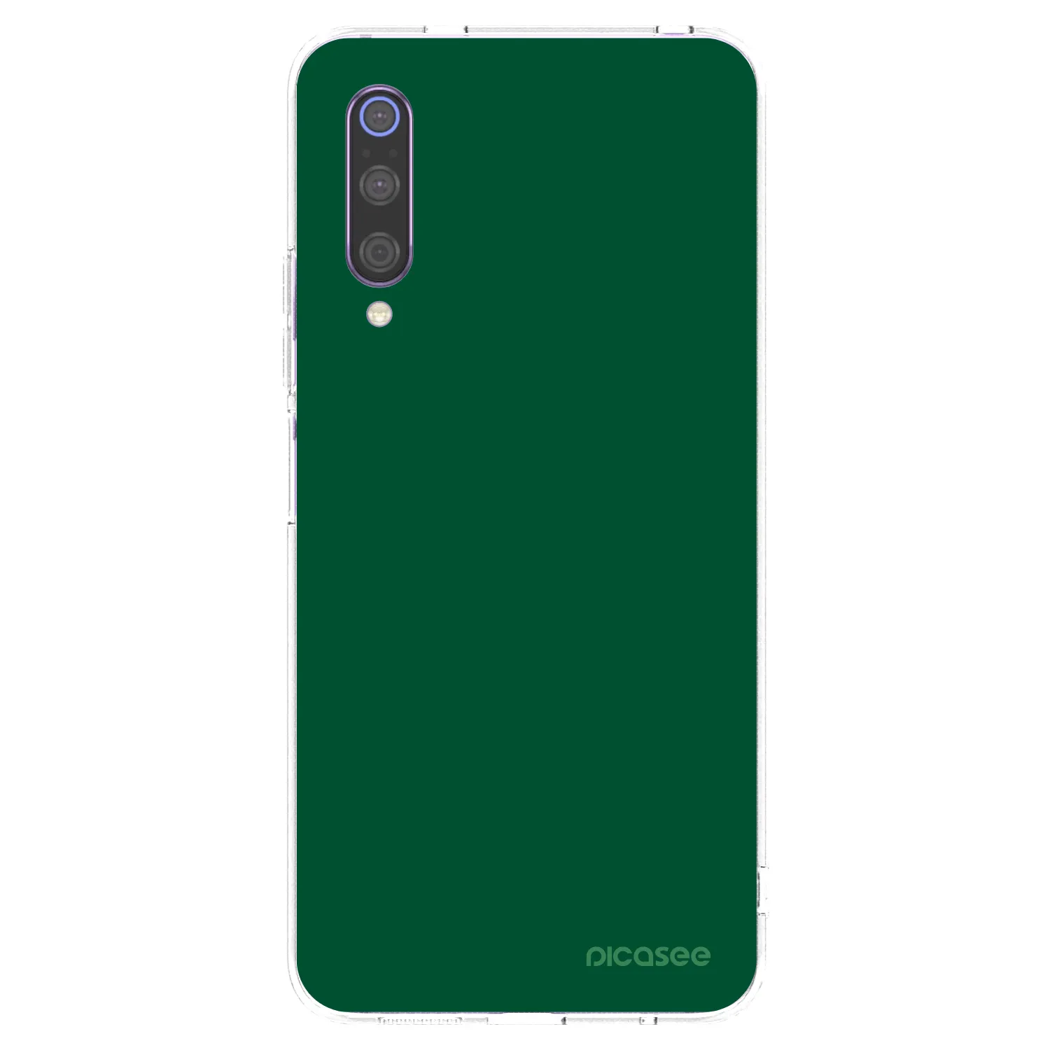 Picasee silikónový prehľadný obal pre Xiaomi Mi 9 - Green Gleam