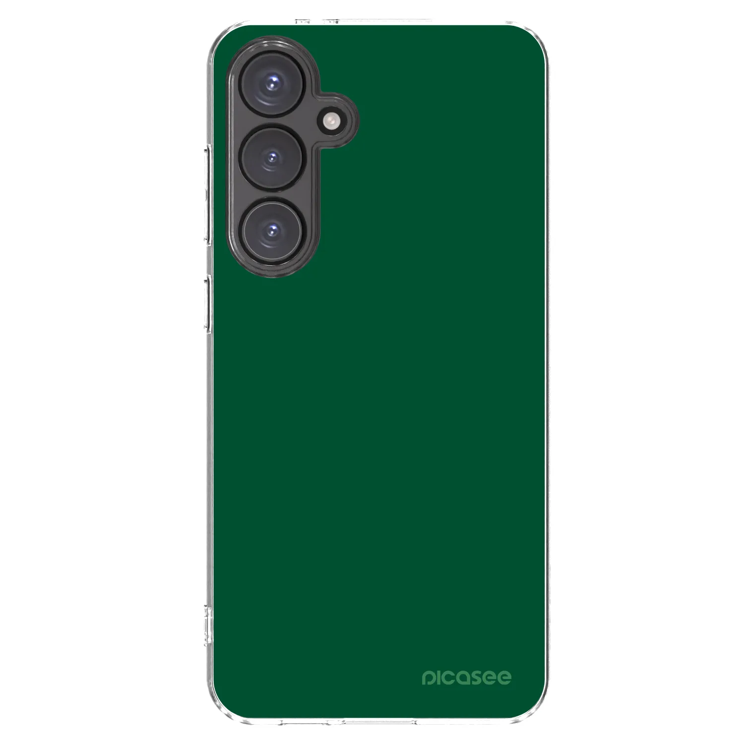 Picasee silikónový prehľadný obal pre Samsung Galaxy S24 FE S721B - Green Gleam