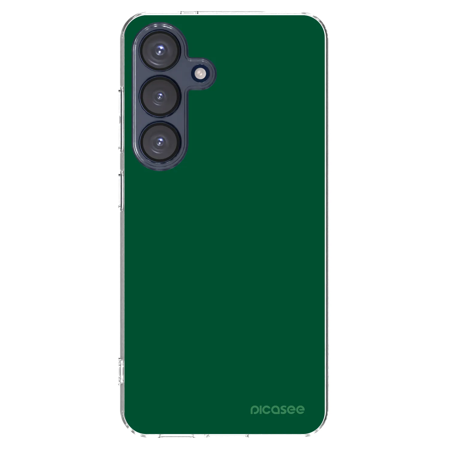 Picasee silikónový prehľadný obal pre Samsung Galaxy S25 5G - Green Gleam