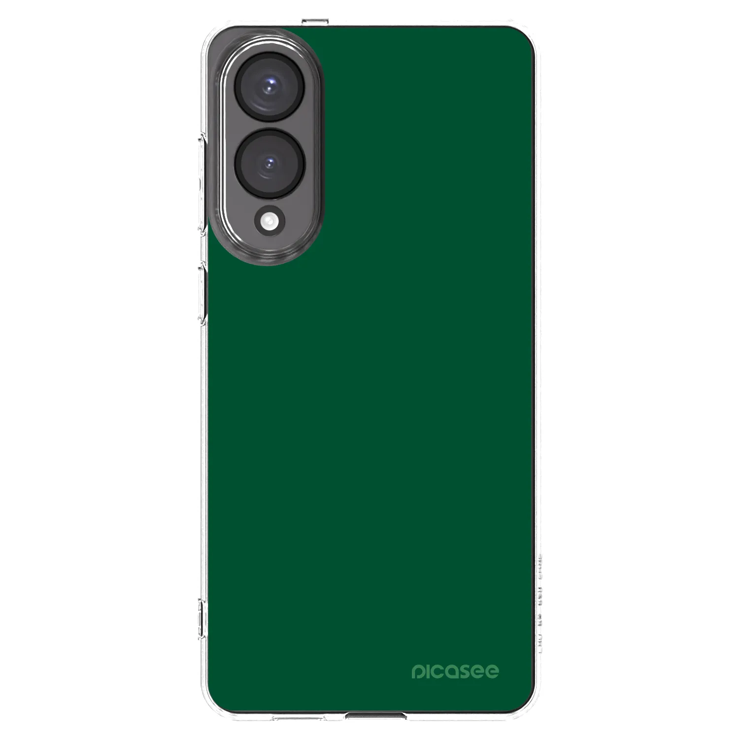 Picasee silikónový prehľadný obal pre Samsung Galaxy S25 Edge 5G - Green Gleam