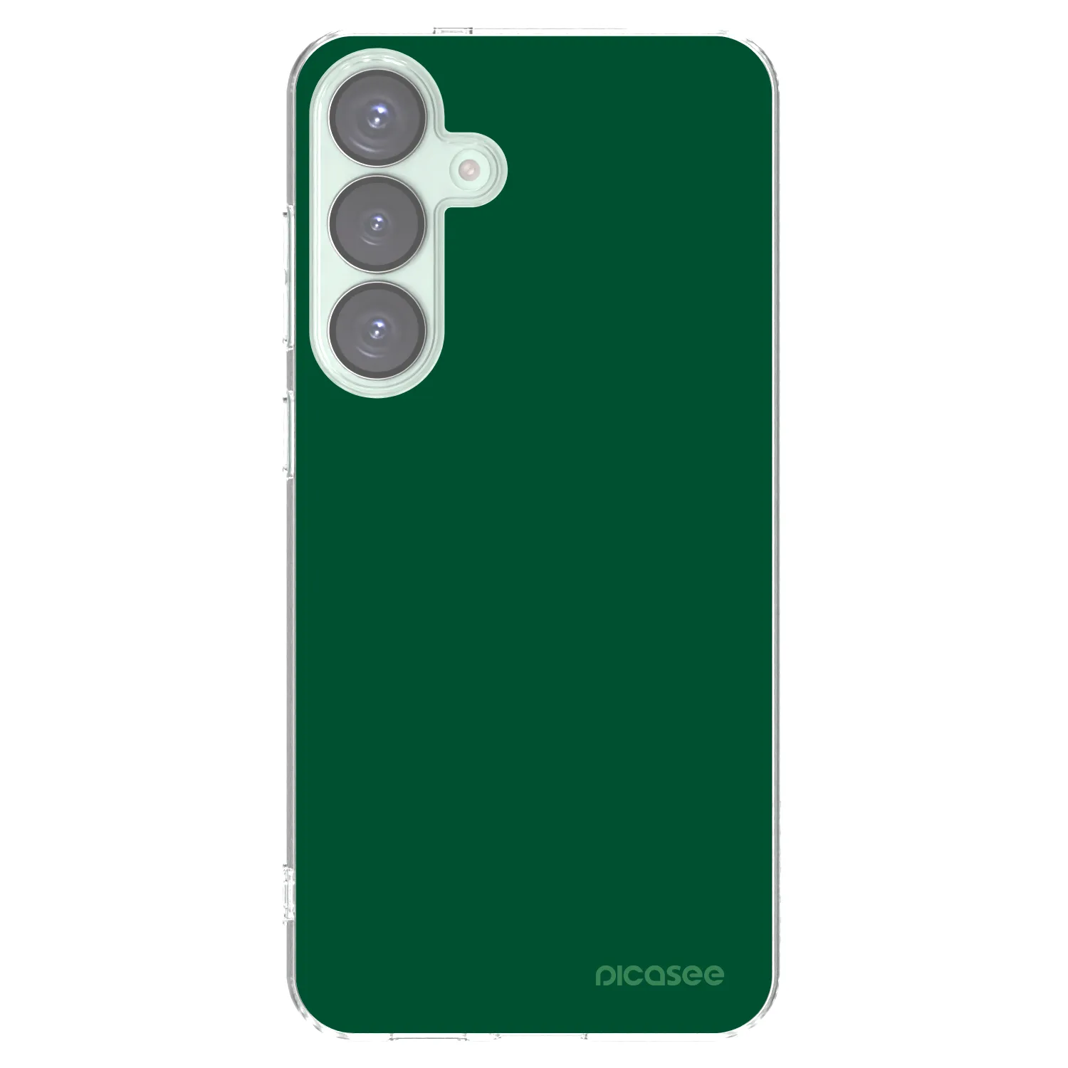 Picasee silikónový prehľadný obal pre Samsung Galaxy S25+ 5G - Green Gleam