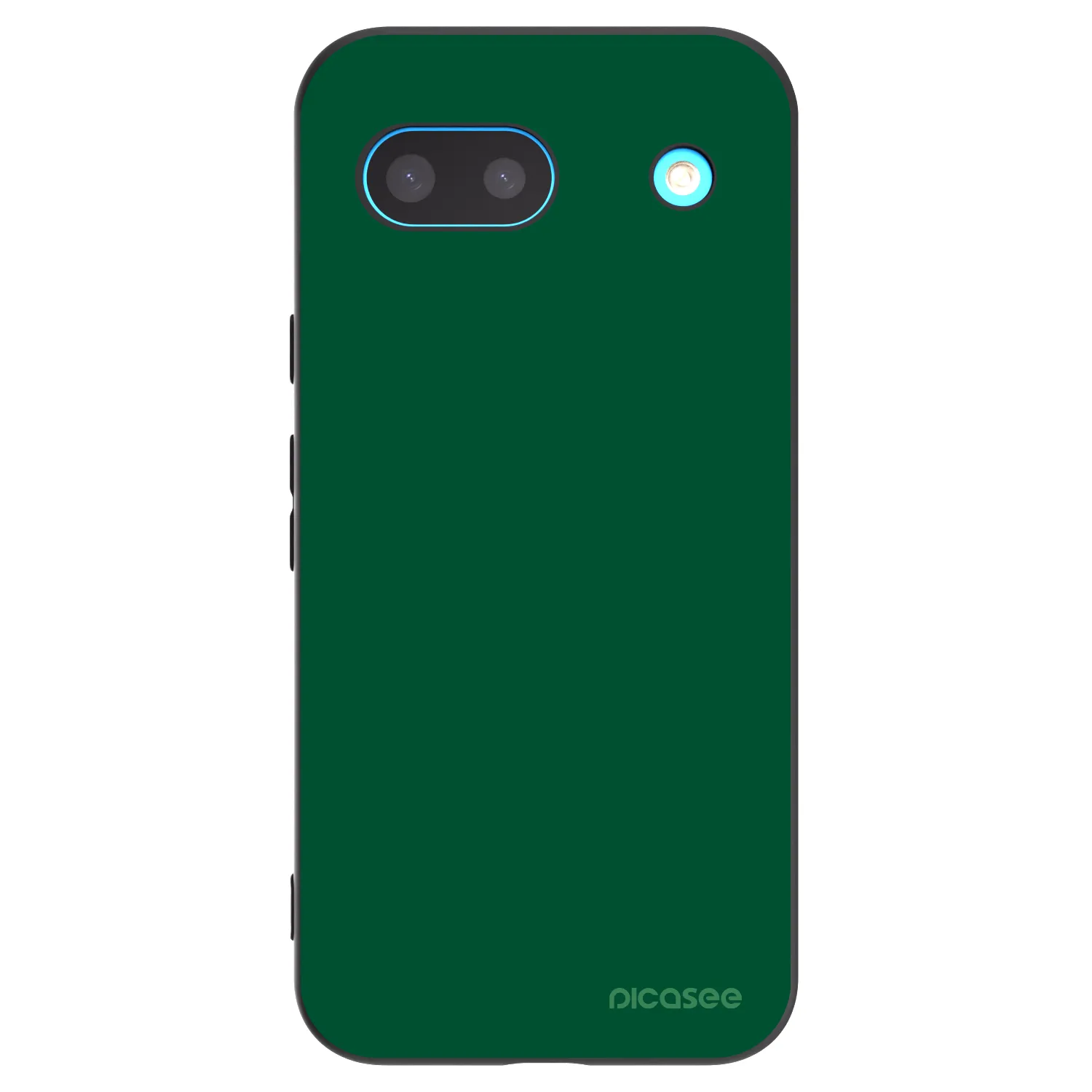 Picasee silikónový čierny obal pre Google Pixel 8a - Green Gleam
