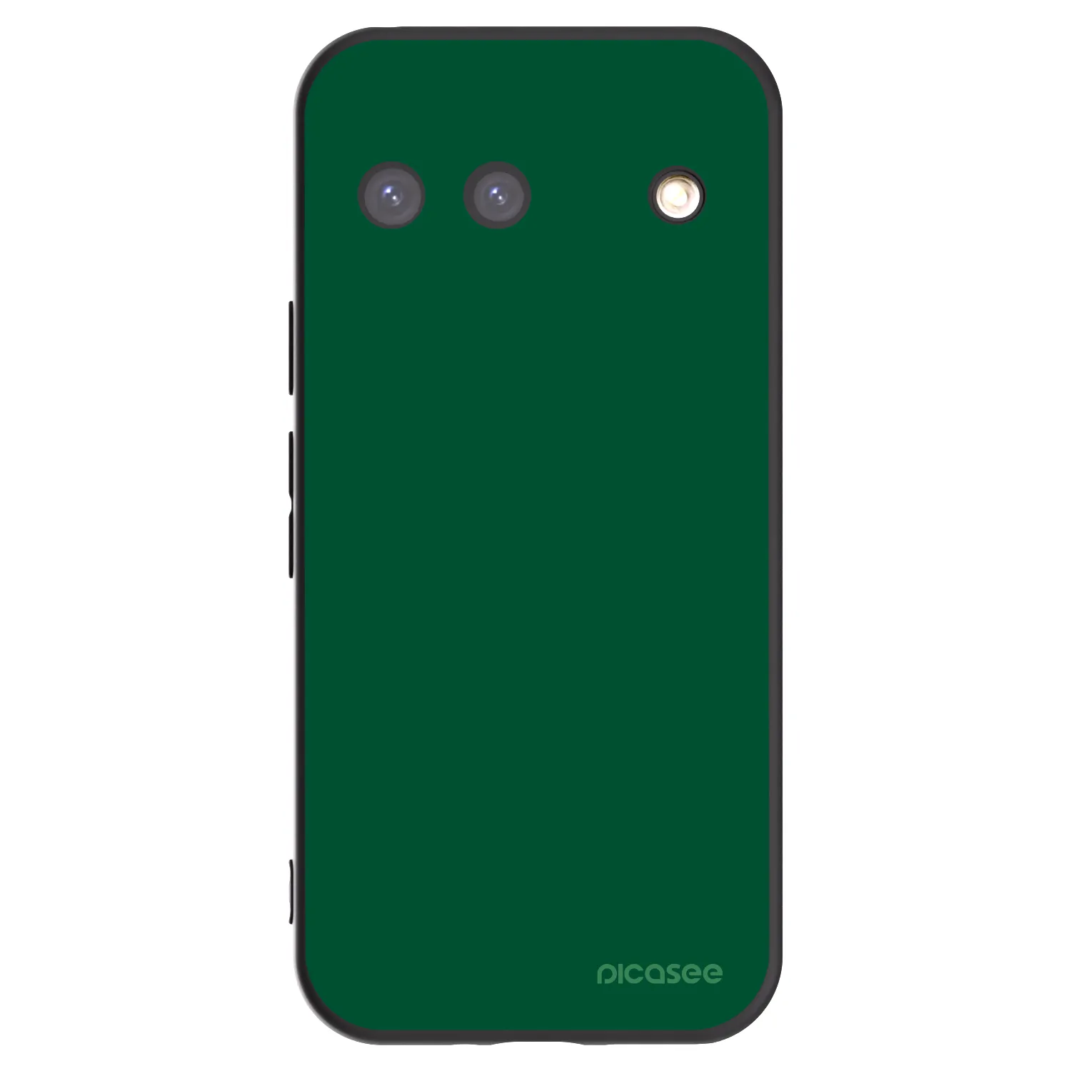 Picasee silikónový čierny obal pre Google Pixel 9 - Green Gleam