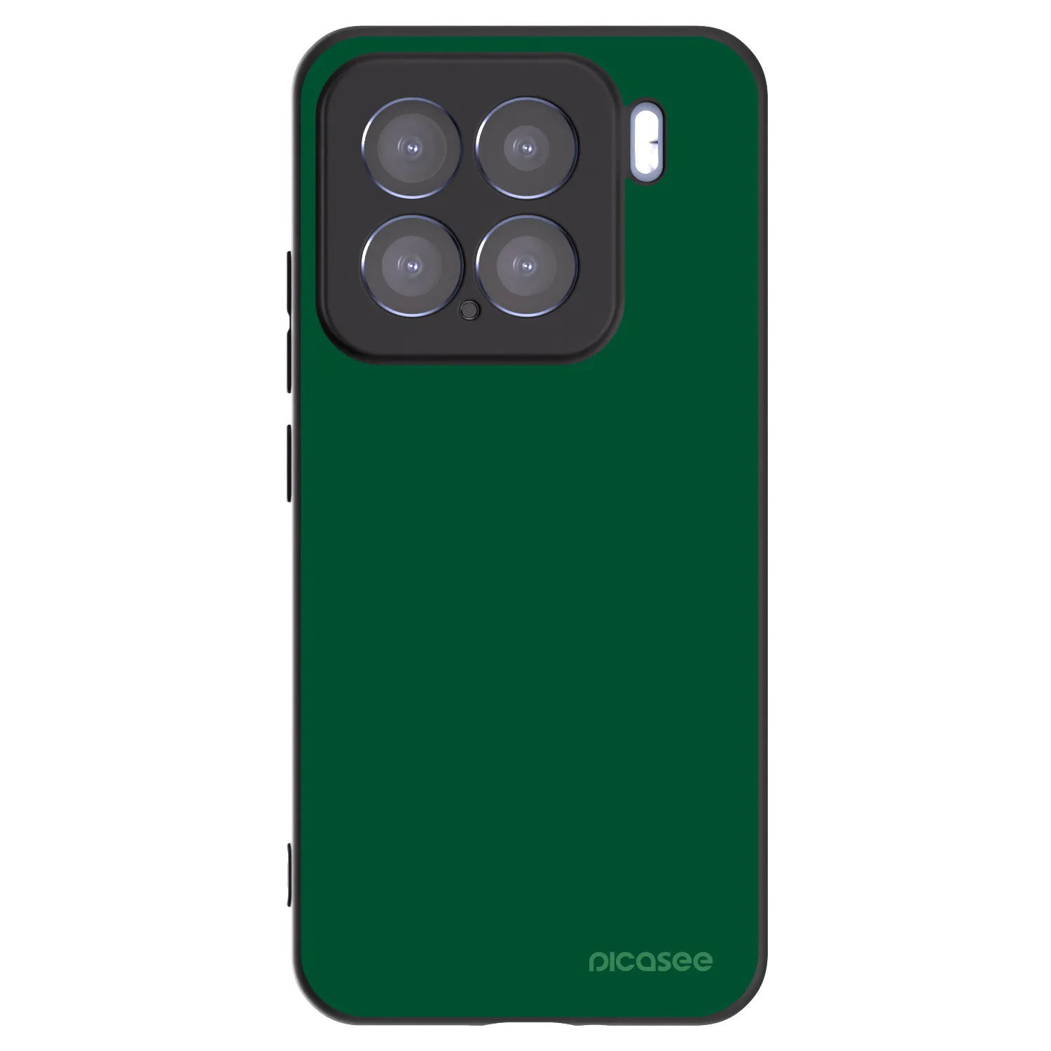 Silikónový čierny obal pre Xiaomi 15 - Green Gleam