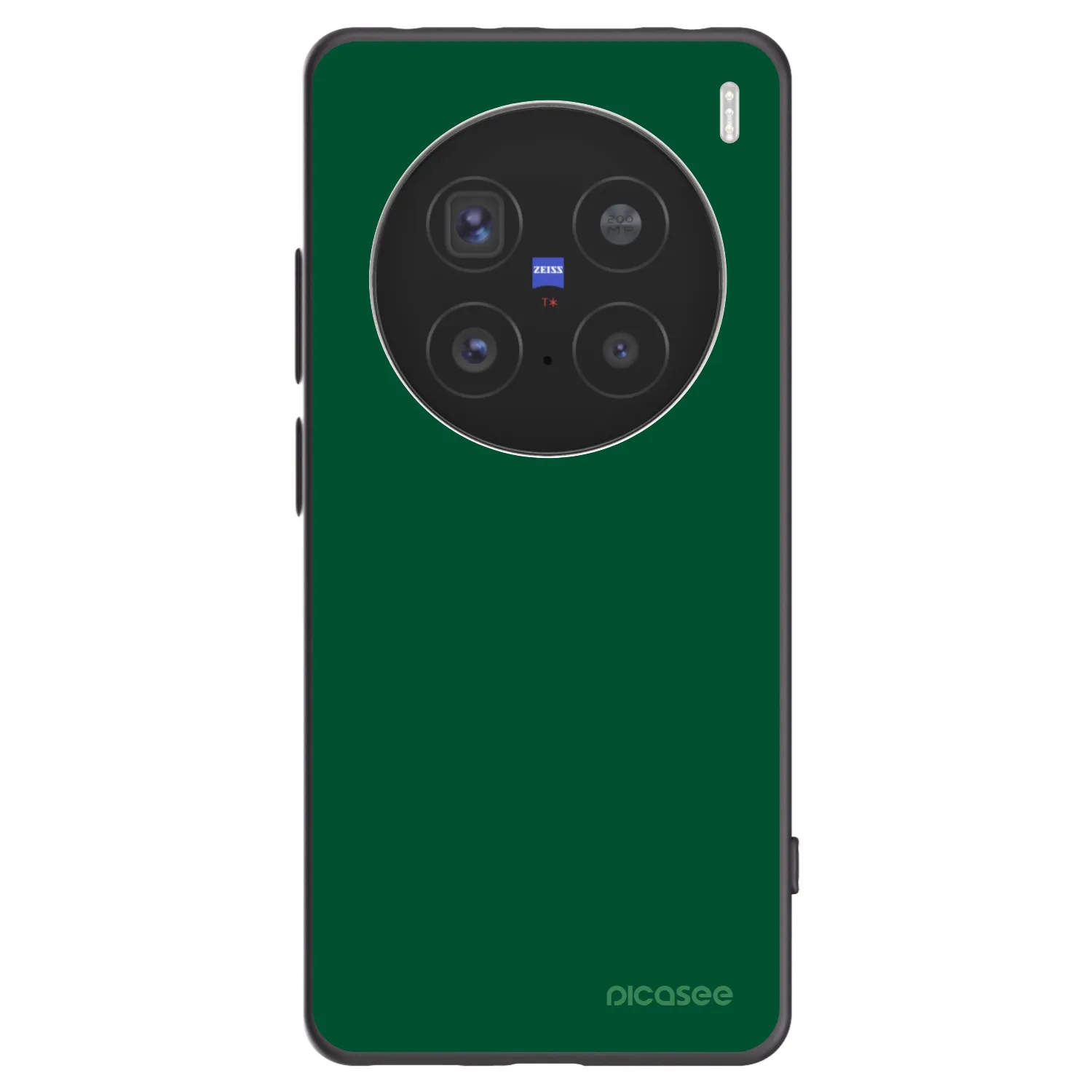 Picasee silikónový čierny obal pre Vivo X200 Pro - Green Gleam